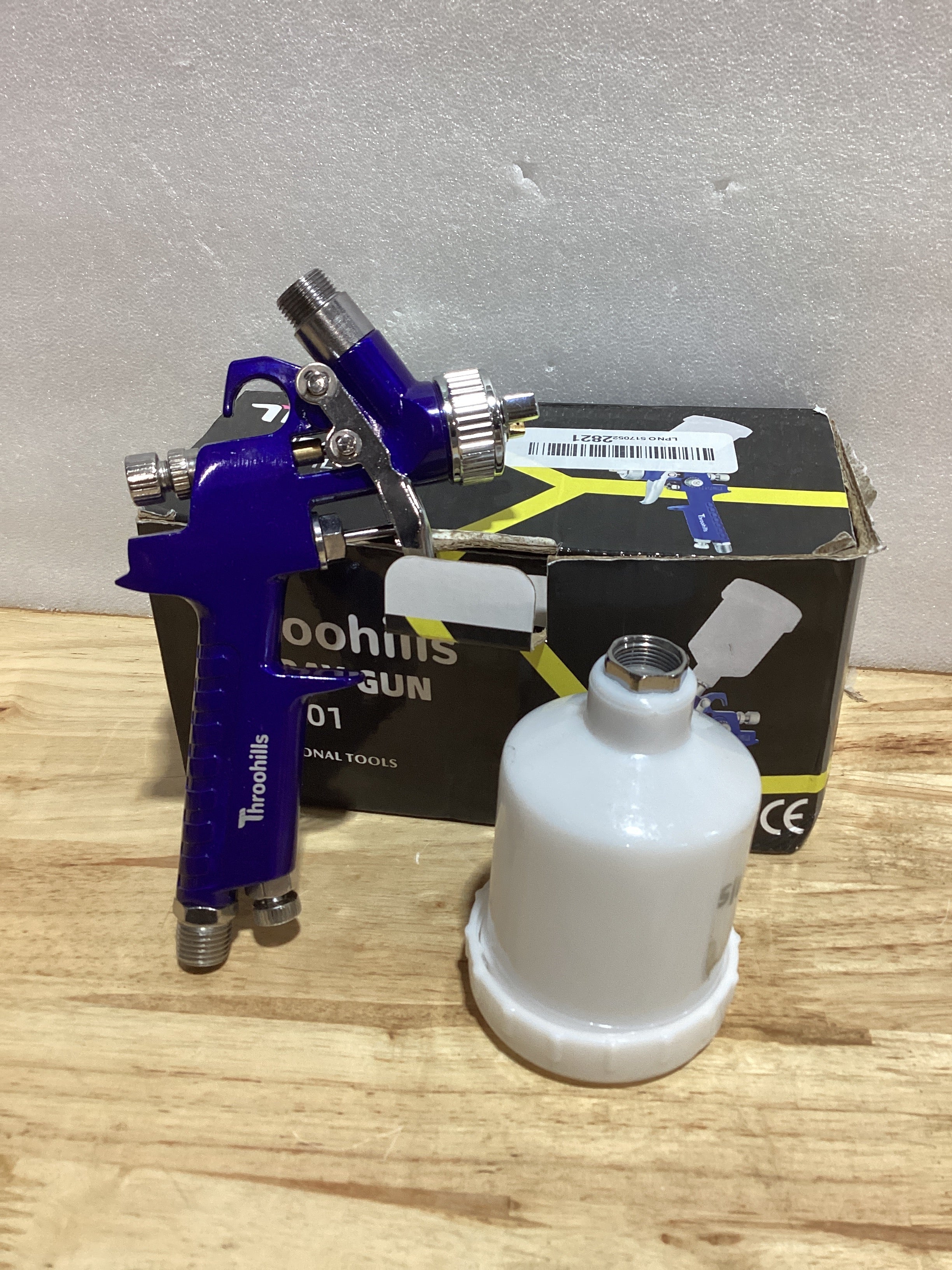 Mini pistola pulverizadora, pistola de aire comprimido de 125 cc con depósito para pintura, boquilla de 0,8 mm/1,0 mm para piezas de automóviles, muebles, vallas, herramienta ideal