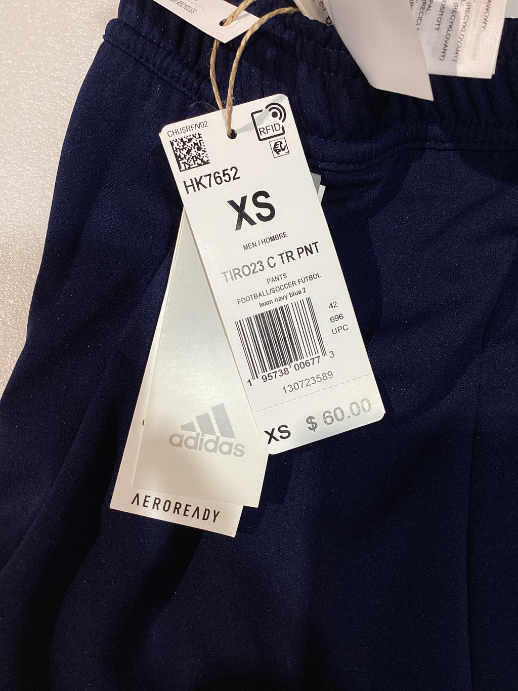 Pants Adidas Tiro23 para Hombre – Talla XS, Color Azul