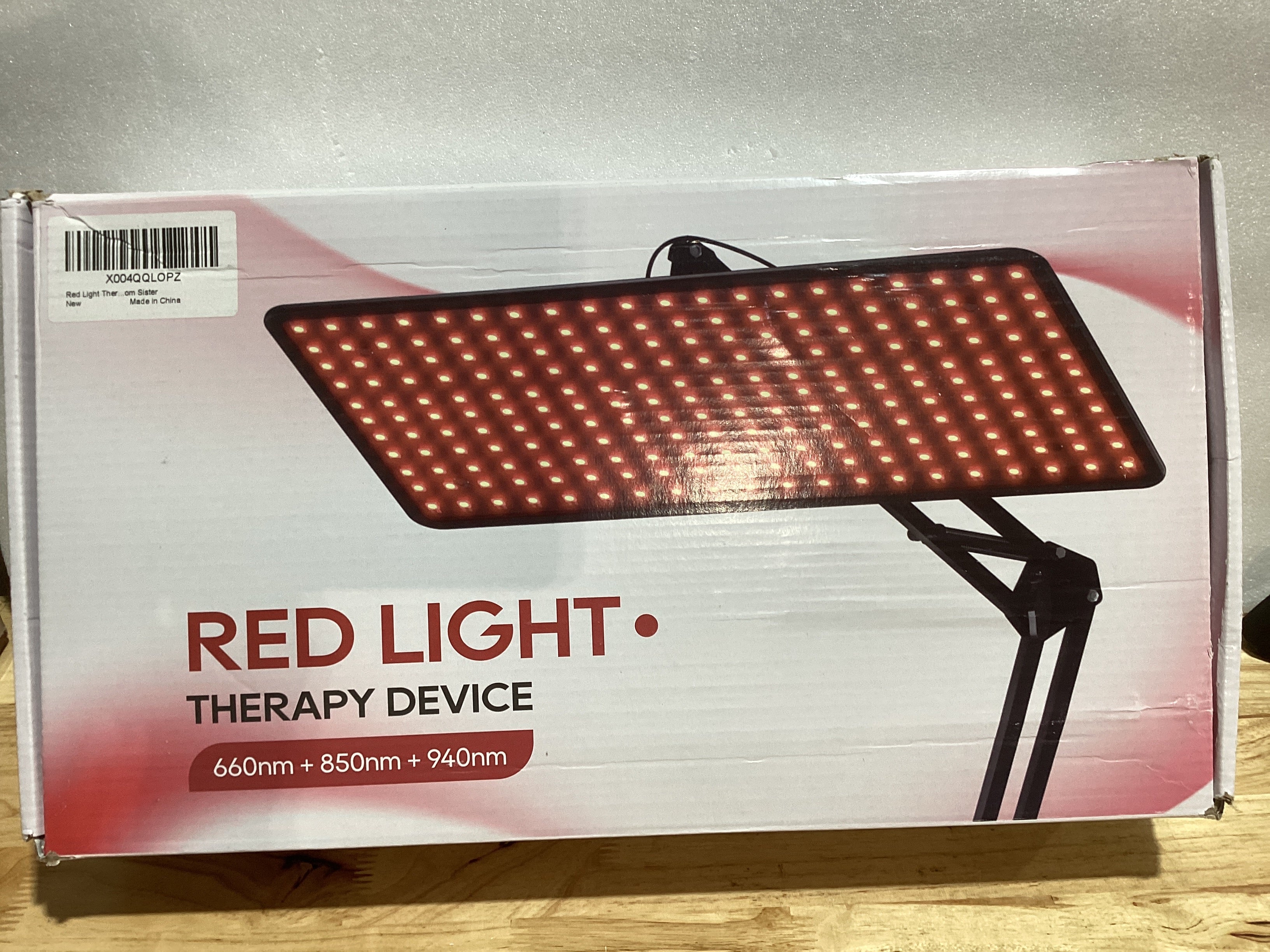 Lámpara de Terapia de Luz Roja e Infrarroja para Cuerpo y Rostro – Con Control Remoto