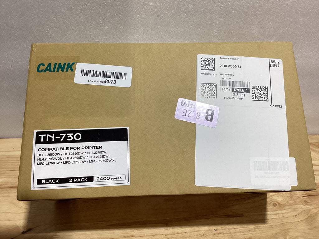 TN730 Tóner Negro 2-Pack Compatible Brother TN-730 TN-760 | MFC-L2710DW HL-L2350DW y más