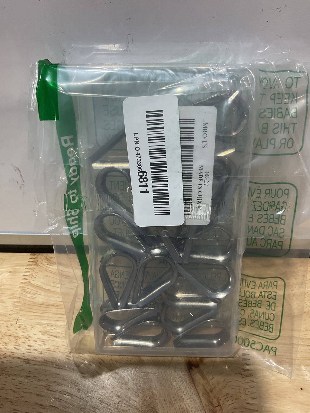 Guardacabos de Acero Inoxidable M6 1/4" para Cable de Alambre – Set de 20 Piezas MroMax