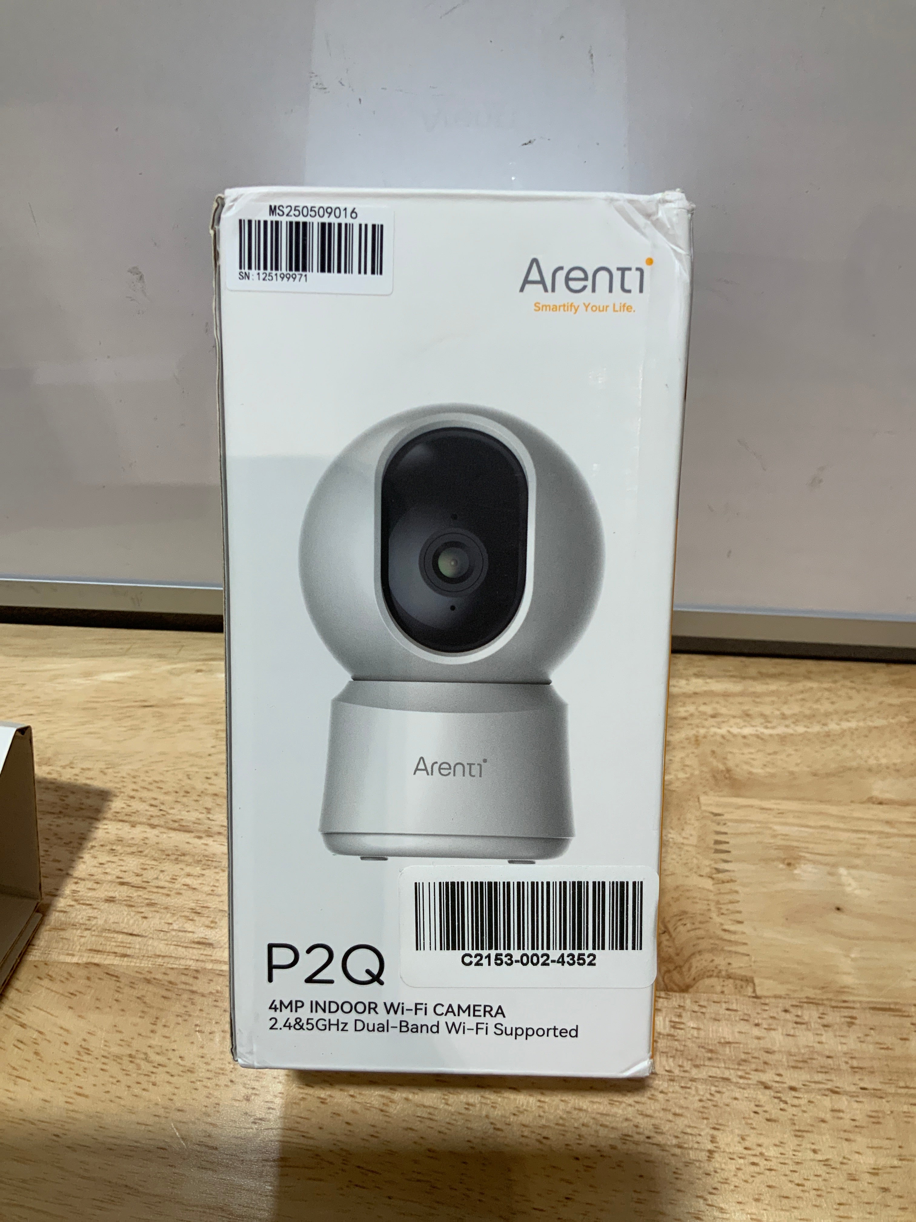 Cámara de Seguridad Interior ARENTI 5G 4MP — WiFi Dual Band, Seguimiento Automático, Visión Nocturna