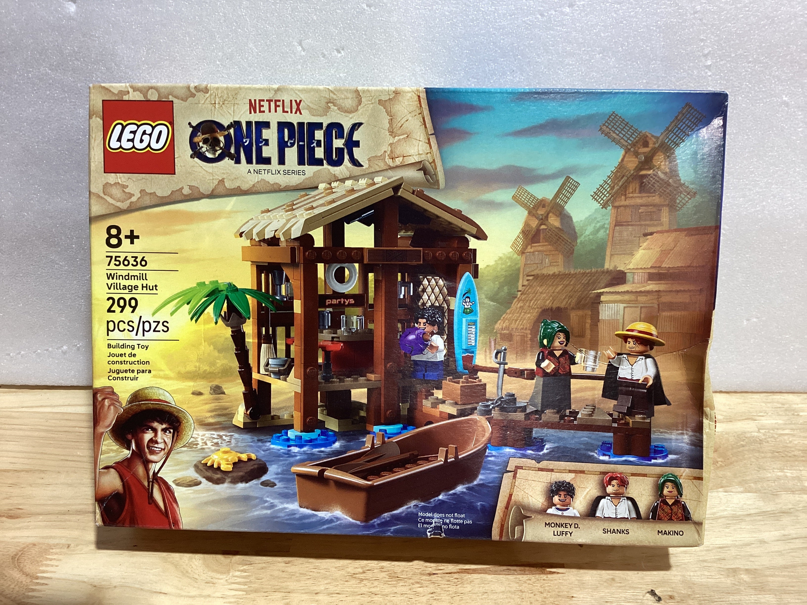 LEGO ONE Piece Aldea del Molino de Viento – Set de Construcción con Figuras para Fans del Anime, 8+ Años