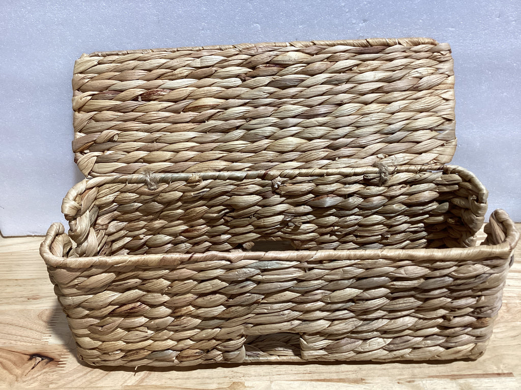 Canasta de Yute Decorativa — Organizador Natural para el Hogar, Plantas y Decoración
