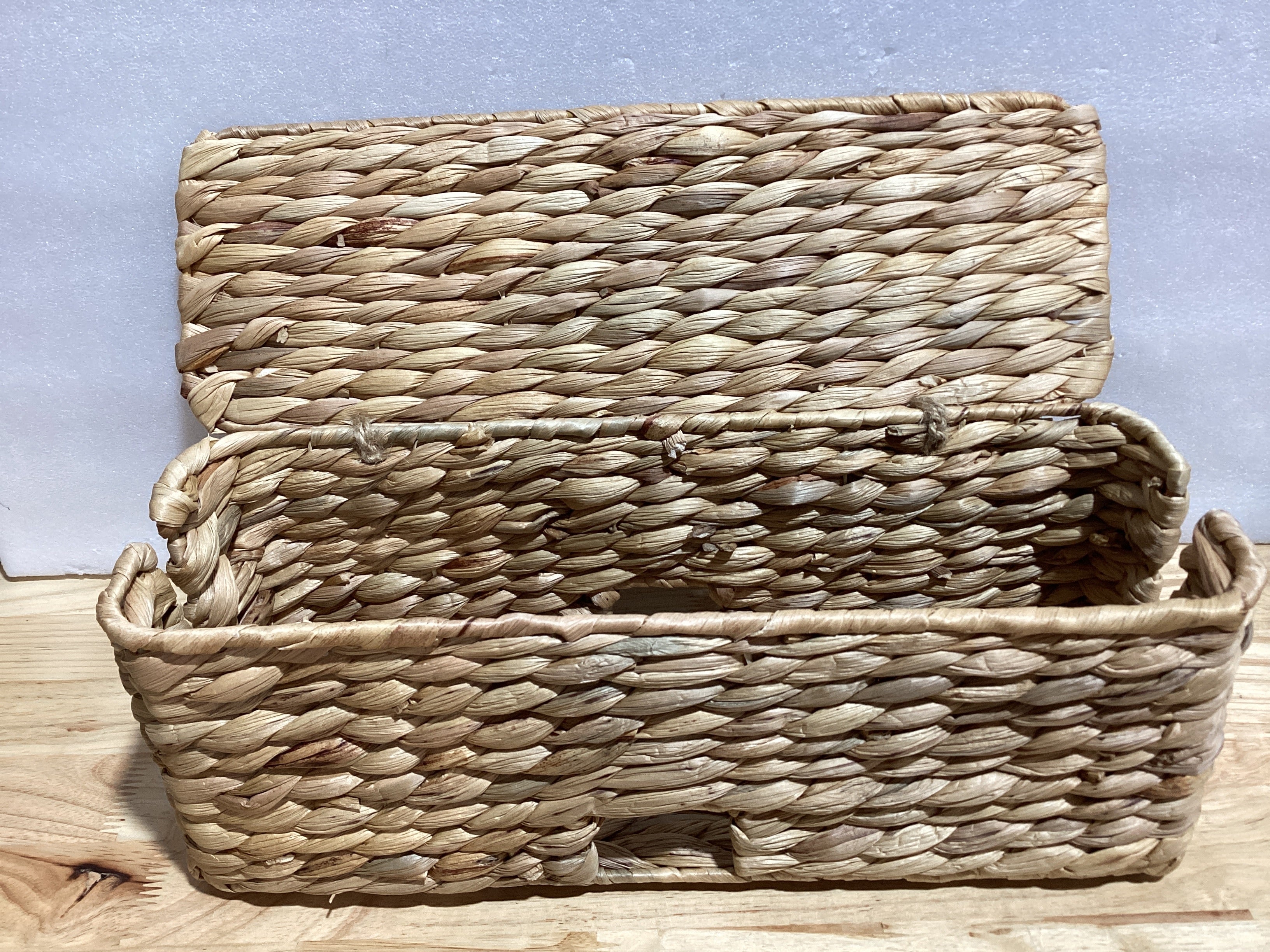 Canasta de Yute Decorativa — Organizador Natural para el Hogar, Plantas y Decoración