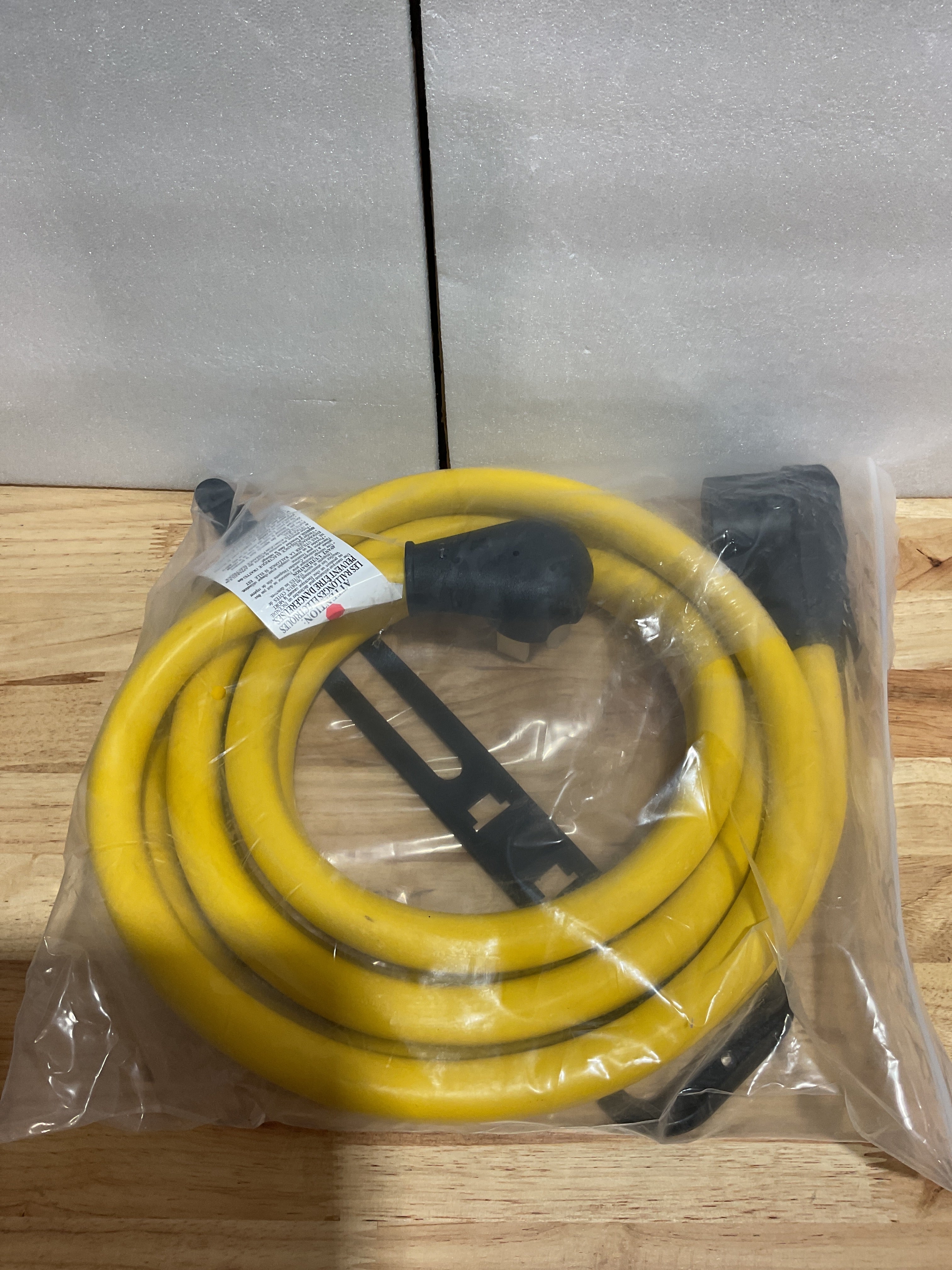 Extensión Eléctrica 50 Amp NEMA 10-50 de 15 Pies – 250V 12500W para Estufa, Horno y Cargador EV