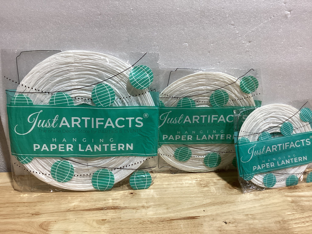 ⚠️ 6 GRANDES 4 MEDIANOS 2 PEQUEÑOS | 12 Linternas de Papel 6, 8, 10, 12 Pulgadas — Decoración para Bodas, Fiestas y Eventos