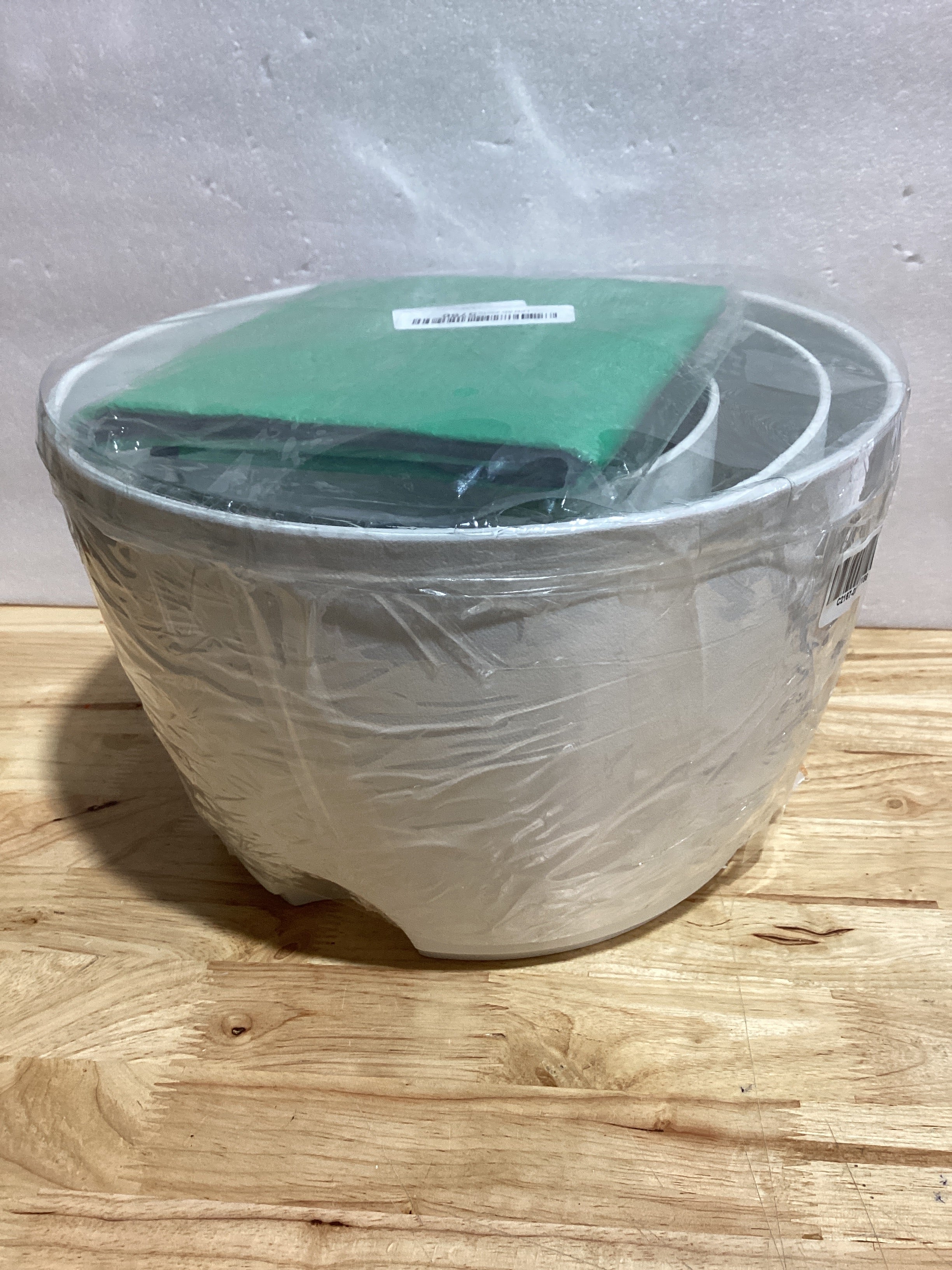 Macetas de Riego Automático para Plantas Interior/Exterior – Plástico con Drenaje, Indicador de Agua y Reservorio | Pack de 4