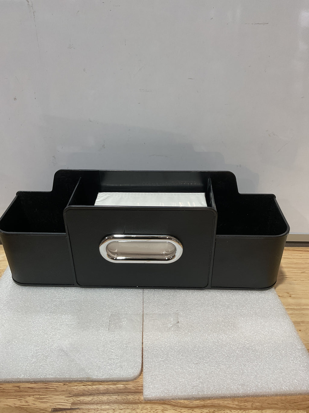 Organizador de Asiento Trasero para Auto – Caja Portapañuelos Multifuncional