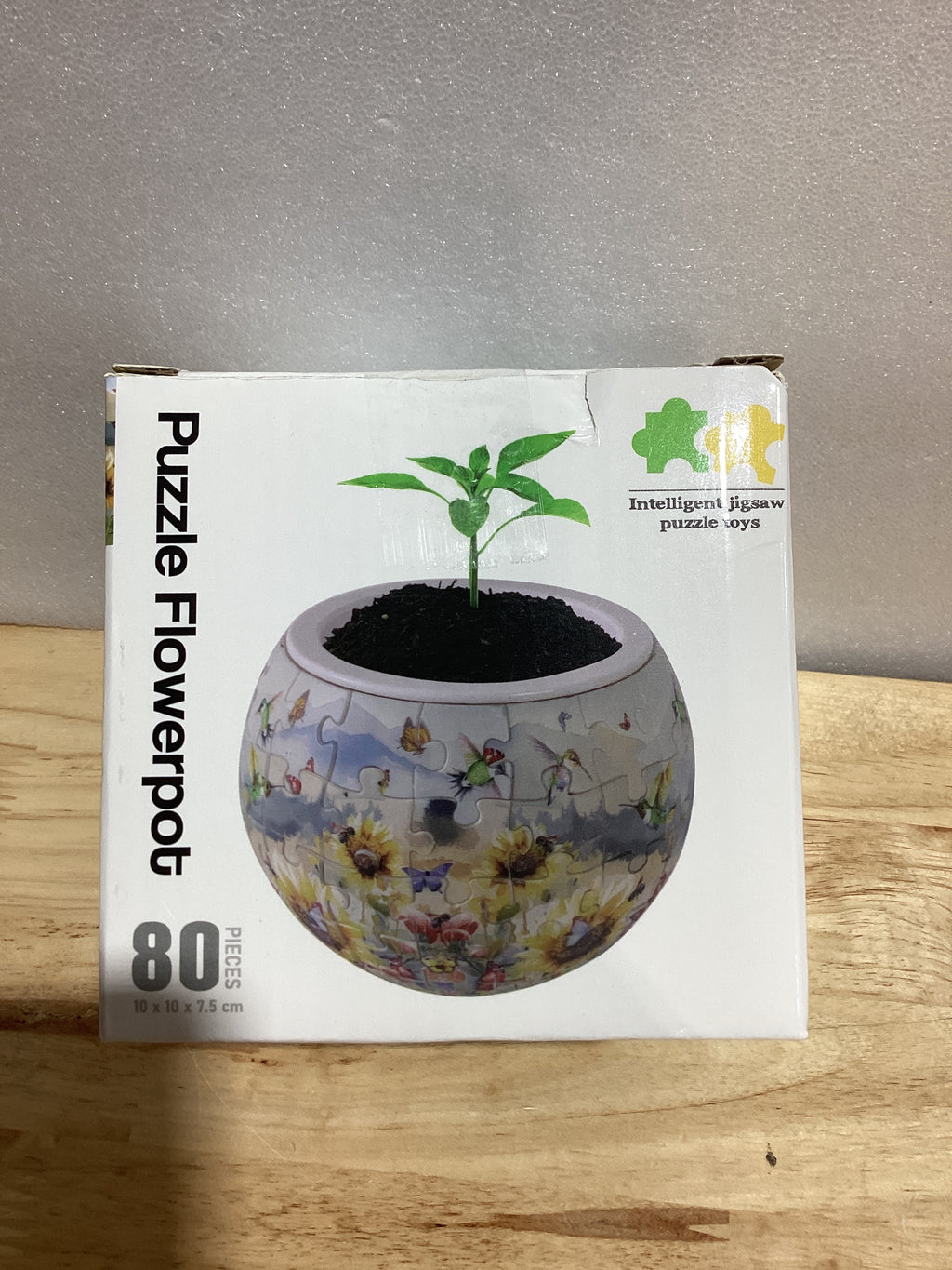 Silipull Jarrón Rompecabezas 3D Jarrón Rompecabezas de Flores 3D Elaborado a partir de 160 piezas de plástico curvo. DIY. Regalo para inauguración de casa para arreglos florales y decoración del hogar