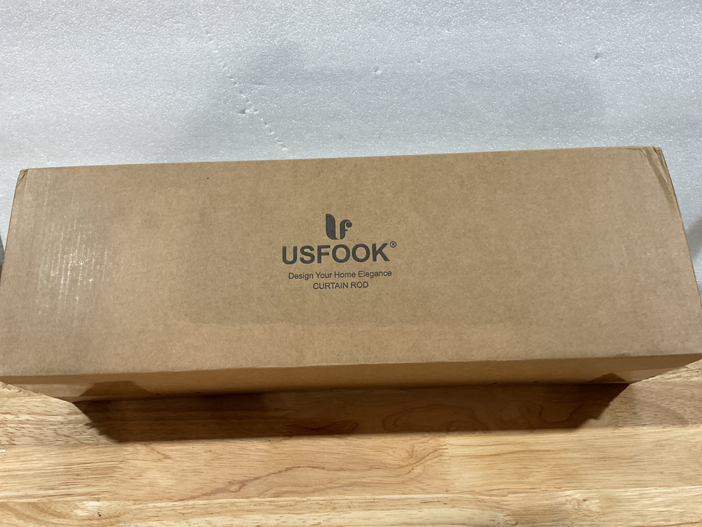Pack de 2 Barras para Cortinas USFOOK 32–58 Pulgadas – Resistentes, Telescópicas y Elegantes