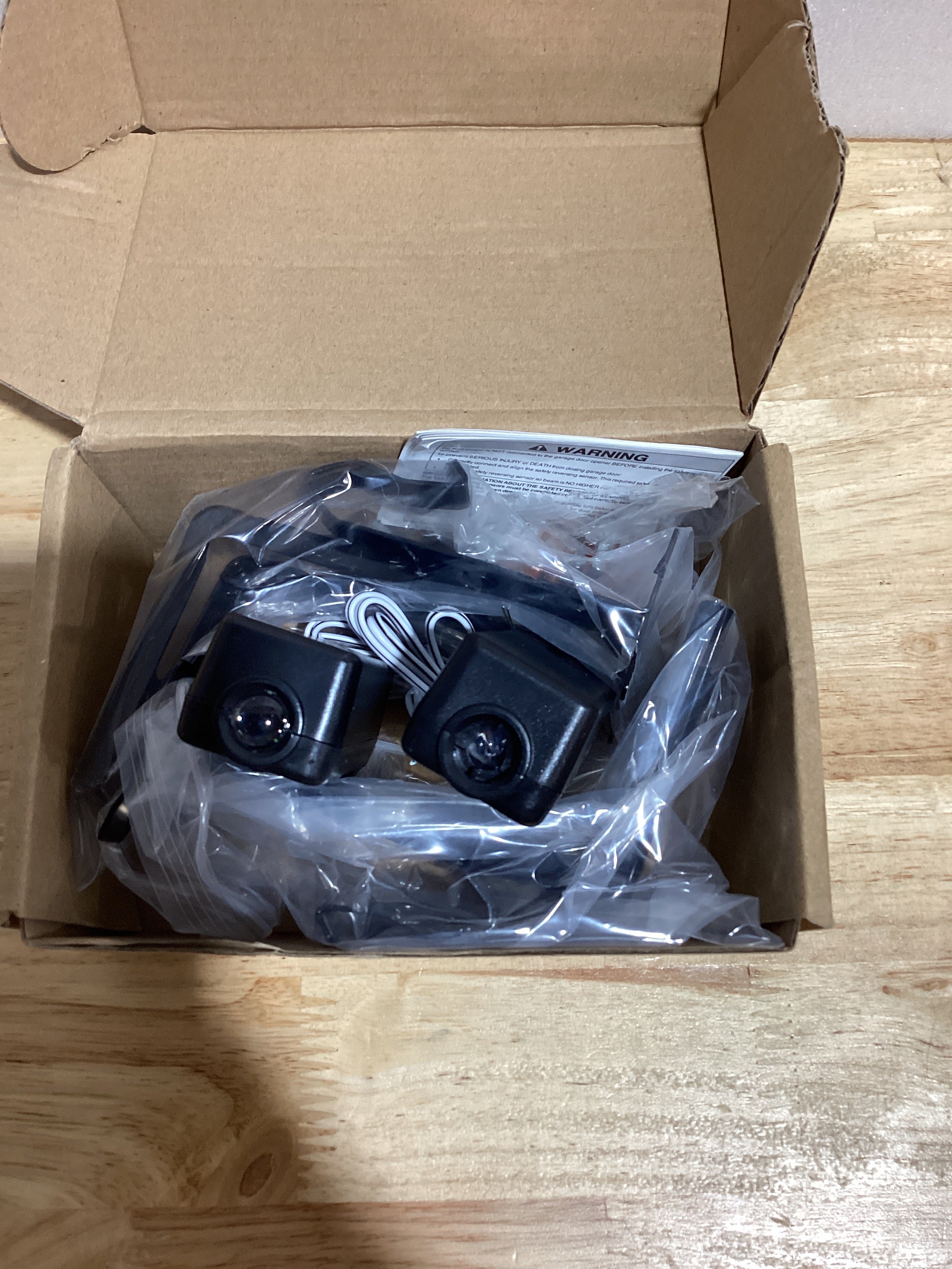Sensor de Puerta de Garaje 41A5034 con Soportes — Repuesto Compatible con Liftmaster, Chamberlain y Craftsman