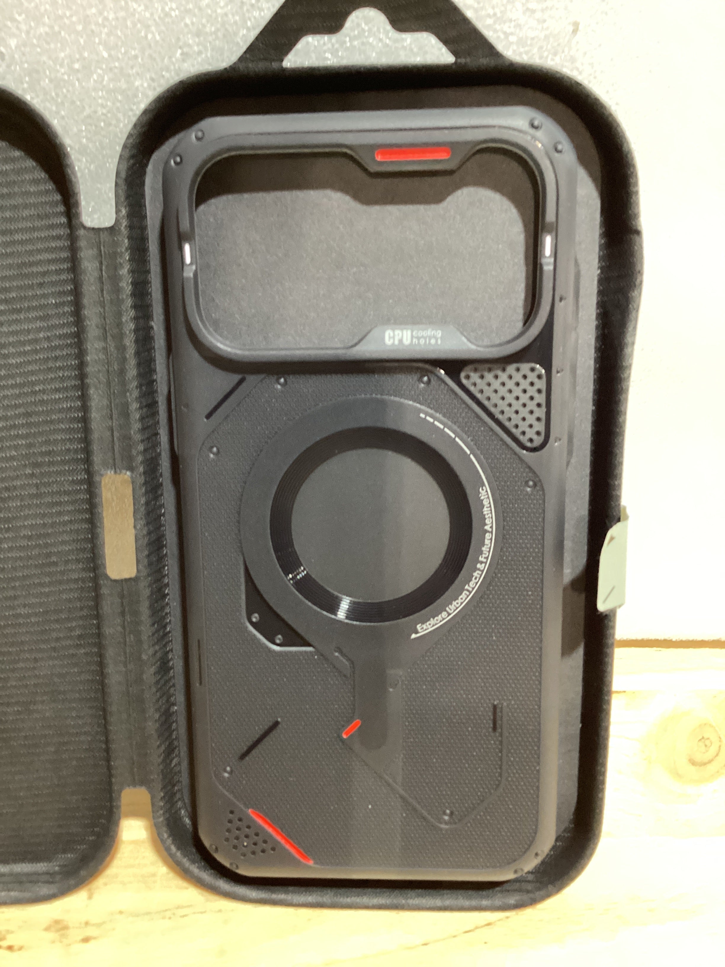 Funda Aulumu A17 para iPhone 17 Pro Max | MagSafe | Protección Militar | Botones Táctiles | Negro