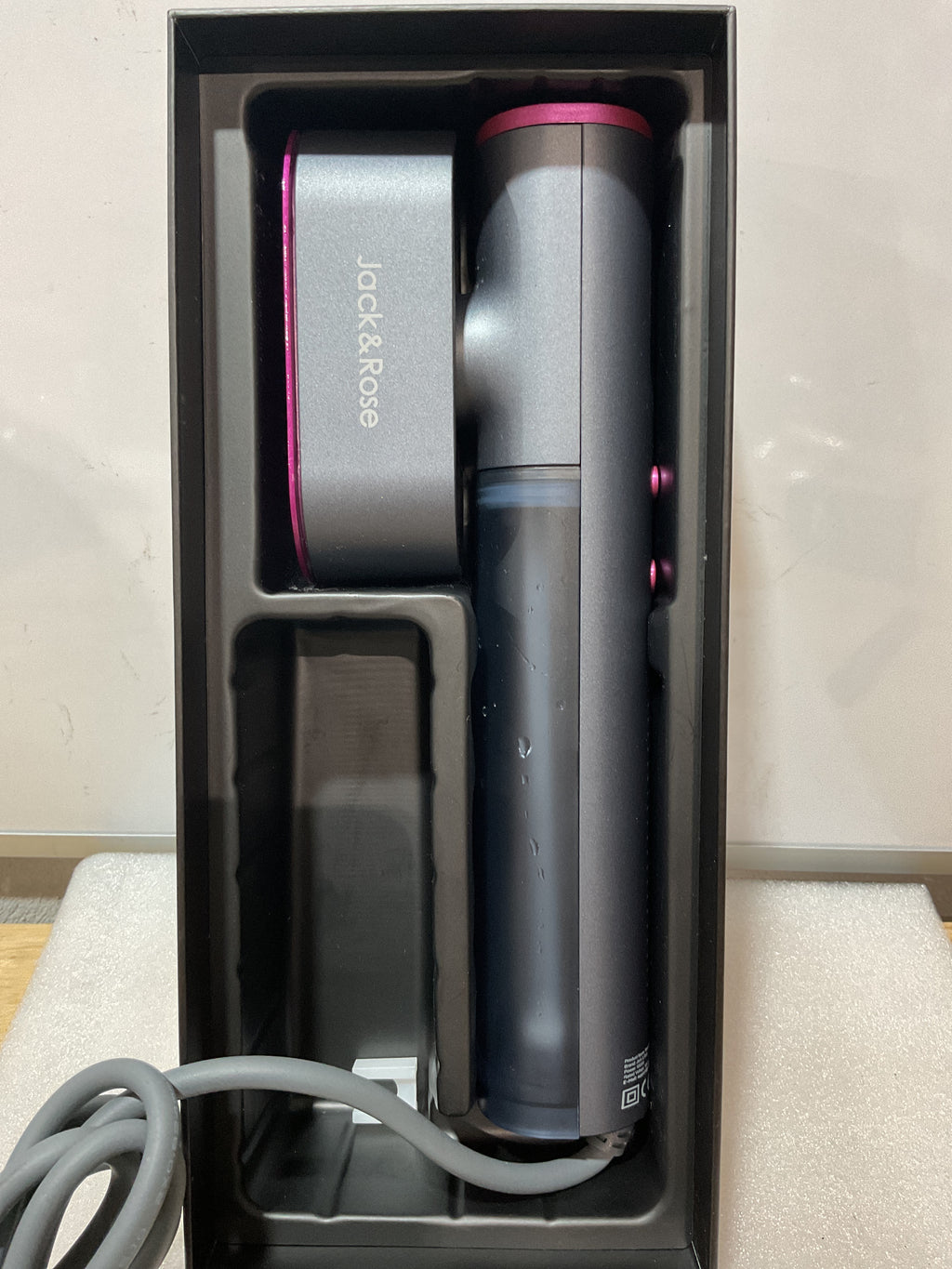 Vaporizador y Plancha Portátil Jack & Rose 2 en 1 – 100-220V para Viajes