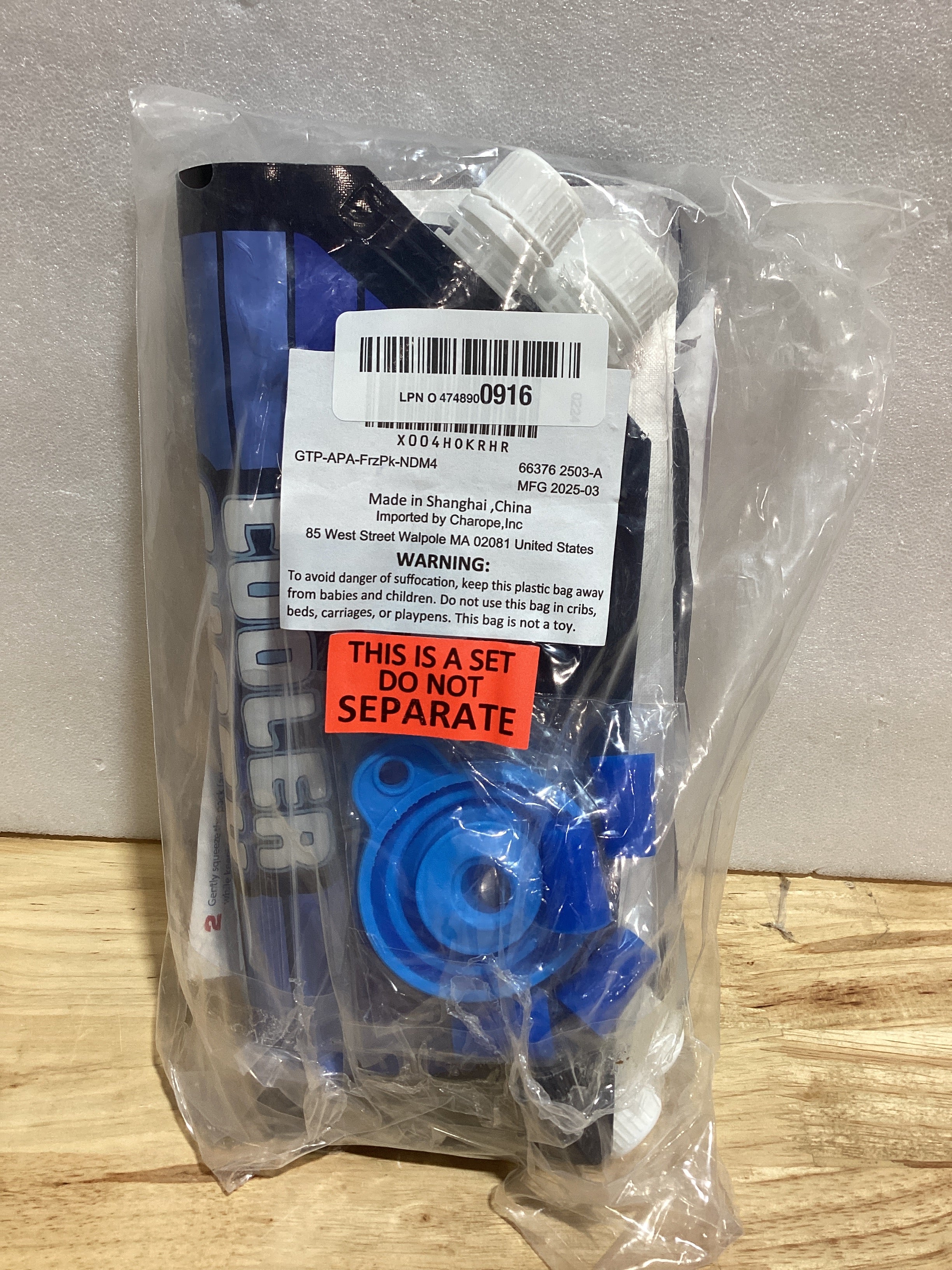 Paquetes de Hielo Reutilizables C.S. Brand | 4 Unidades 10x10" | Enfriamiento hasta -8°C
