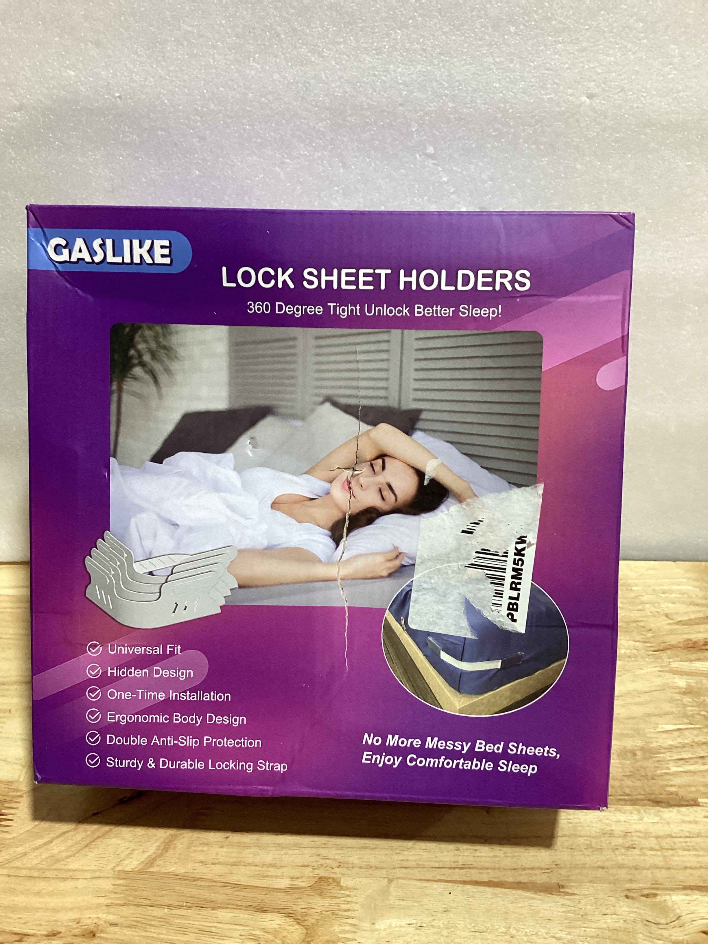 Sujetadores de Sábanas GASLIKE 4Pcs — Almohadillas Antideslizantes para Esquinas, Resistentes, Fácil Instalación en Todo Colchón