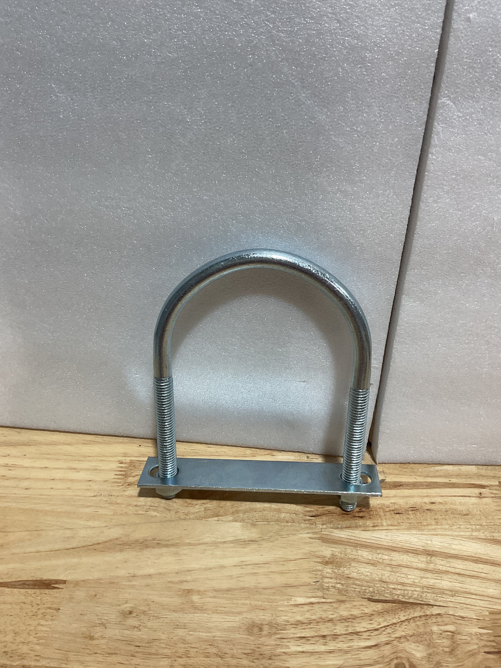 Pernos en U de acero al carbono galvanizado con placas y tuercas para fijación (4 juegos, 1/2 x 4-1/2 x 7 pulgadas) 