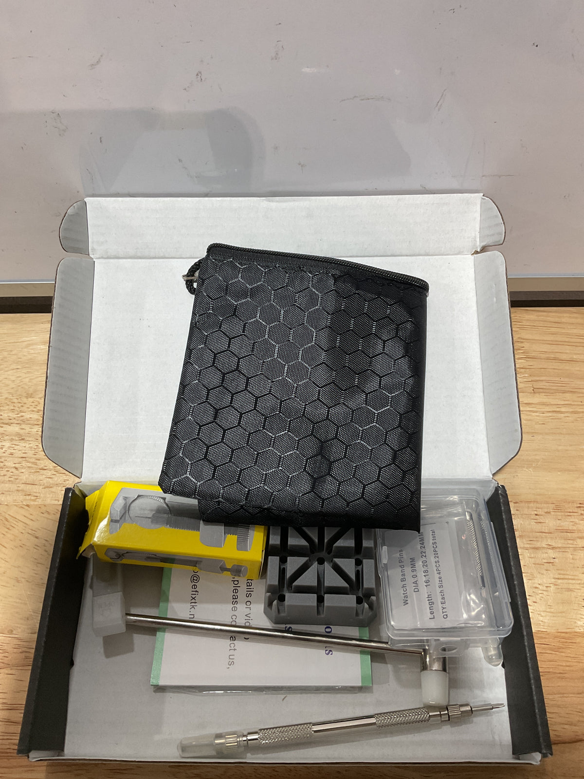Kit Herramientas Reparación Correa Reloj 24 en 1 – Removedor de Pasadores y Barra de Resorte