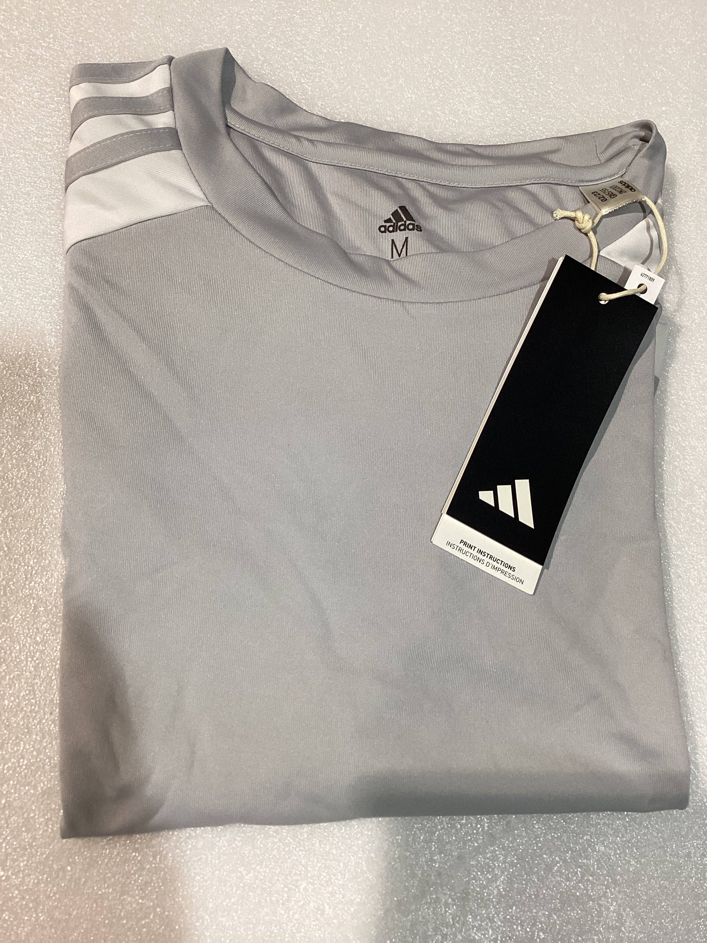 Camiseta de Fútbol Adidas Squadra 21 para Mujer – Talla M, Color Gris