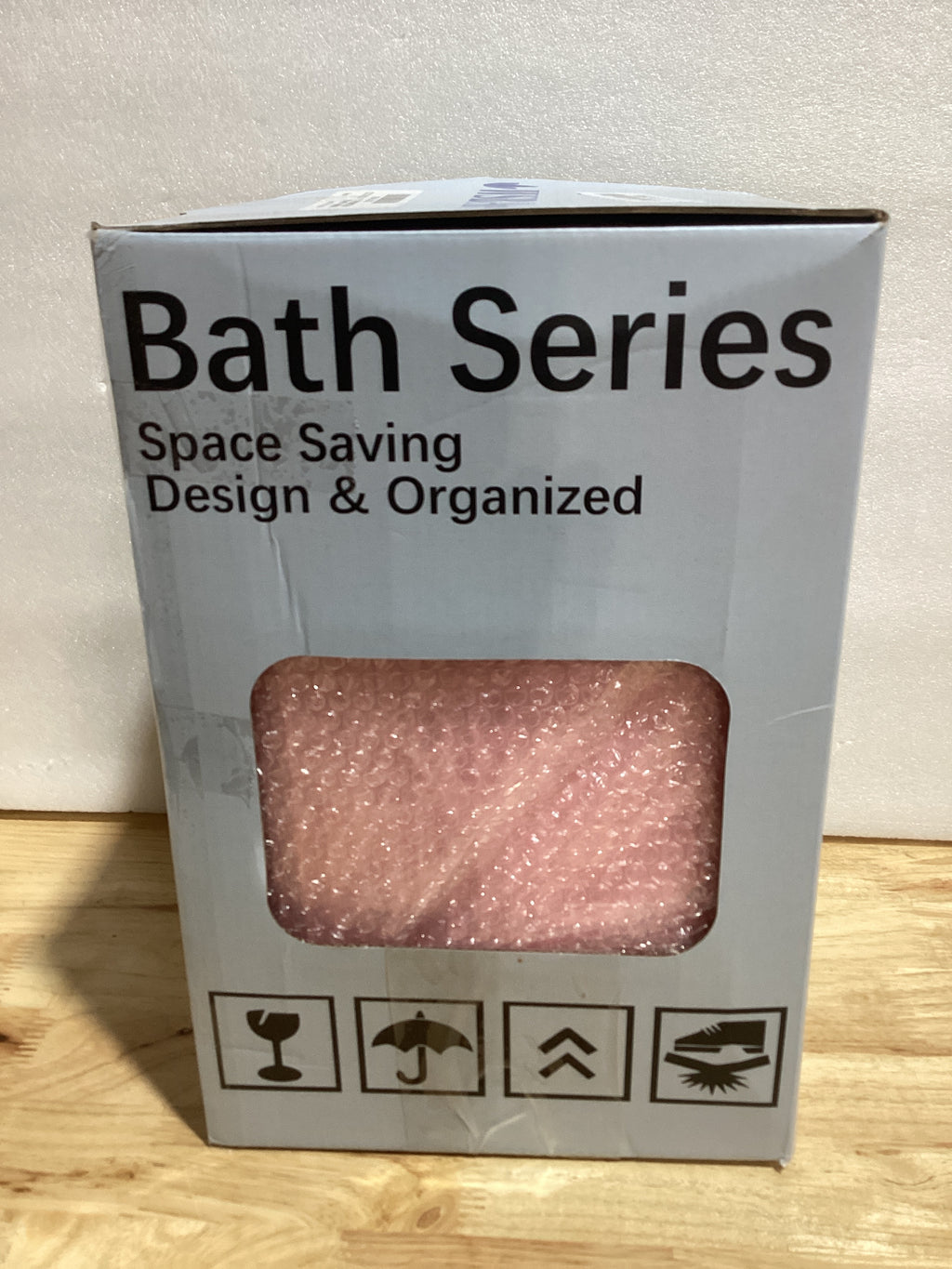 Set de Accesorios de Baño WSBArt 17 Piezas — SIN Cepillo de Inodoro — Papelera, Dispensadores de Jabón e Hisopos, Rosa