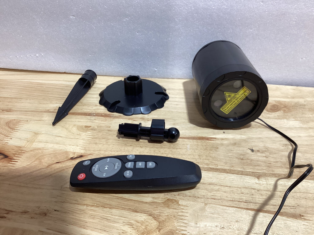 Enjoyedled - Luces de proyección navideñas para exteriores con control remoto, luces láser rojas y verdes de galaxia con IP65 a prueba de agua, decoración del hogar para boda, jardín, patio, fiesta