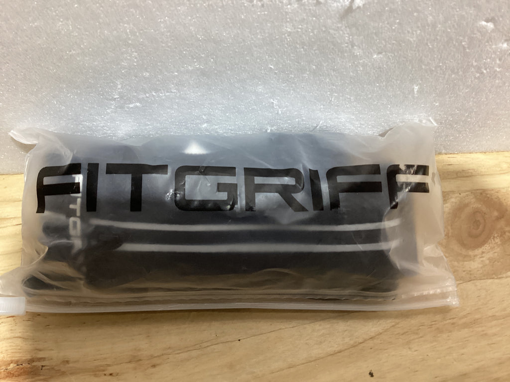 Cinturón deportivo Fitgriff® para hombre y mujer: bolsa segura para llevar el teléfono, las llaves y otros objetos esenciales durante el ejercicio. Compatible con todos los teléfonos móviles (negro, talla de cintura: 85-120 cm).