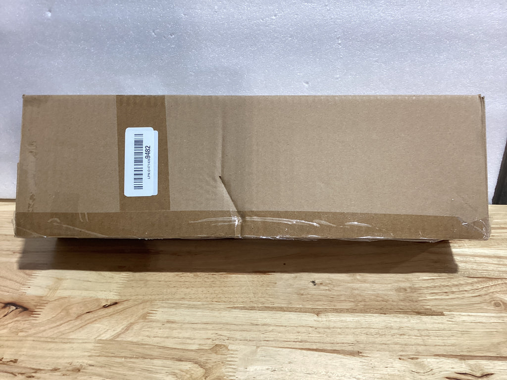 Exclusive Home - Cortinero de bola de cristal de 1 pulgada y juego de remates a juego, bronce mate, ajustable de 36 a 72 pulgadas