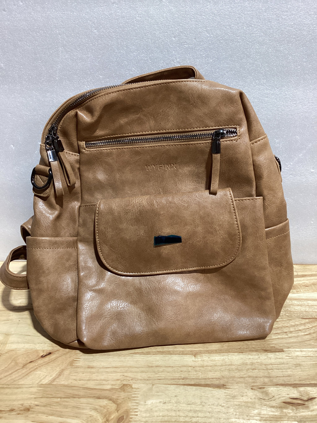 WYFJNX – Mochila Bolso de Cuero PU para Mujer | Diseño Multiusos | Bolso de Hombro y Mochila de Viaje | Color Camel