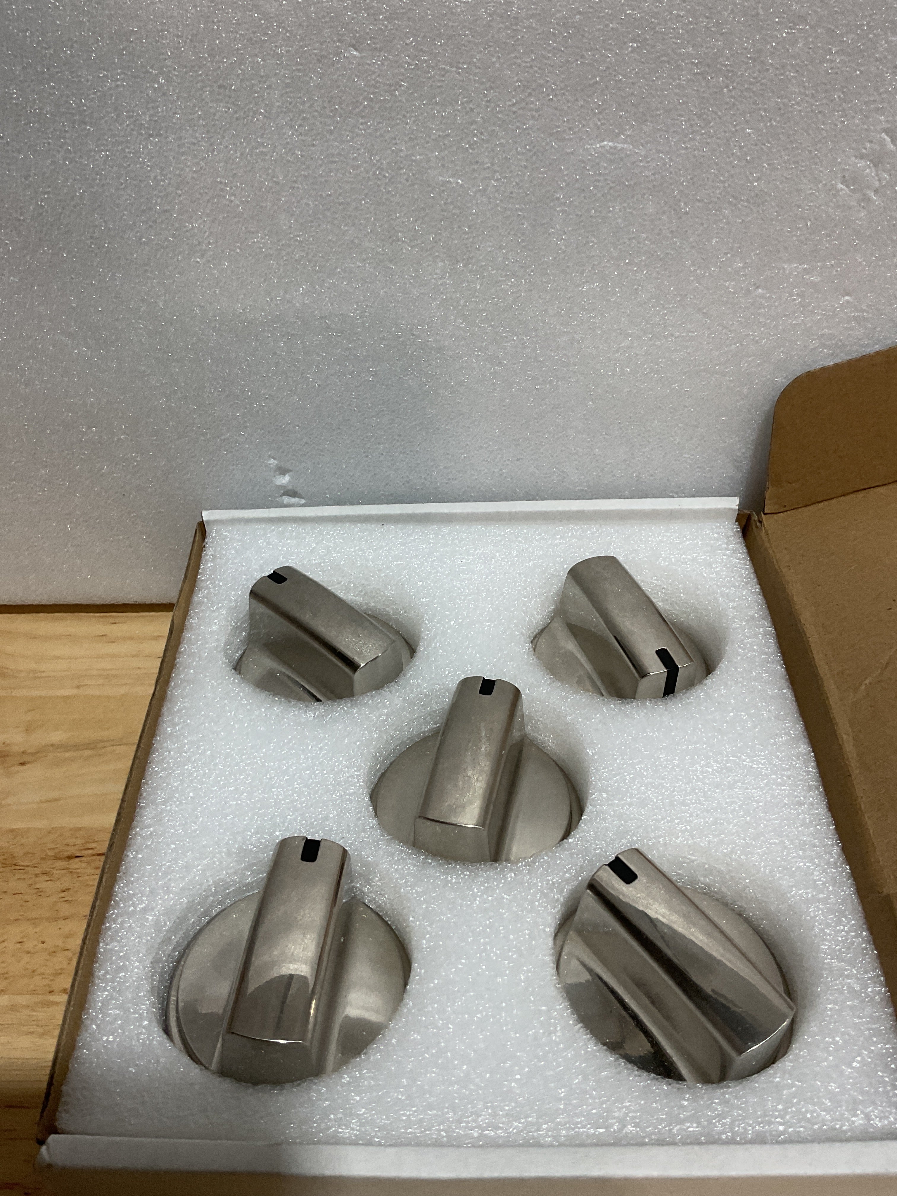 Perillas de Repuesto para Estufa GE PANDEELS WB03X24818 | Acero Inoxidable | Pack de 5