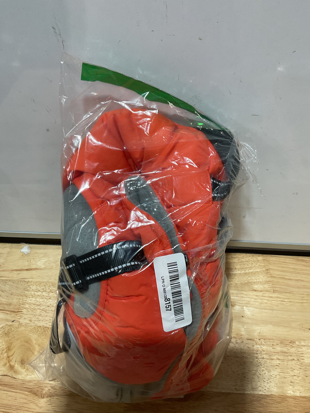 Abrigo Impermeable SUNFURA para Perros Grandes con Arnés Integrado | Talla XL Naranja