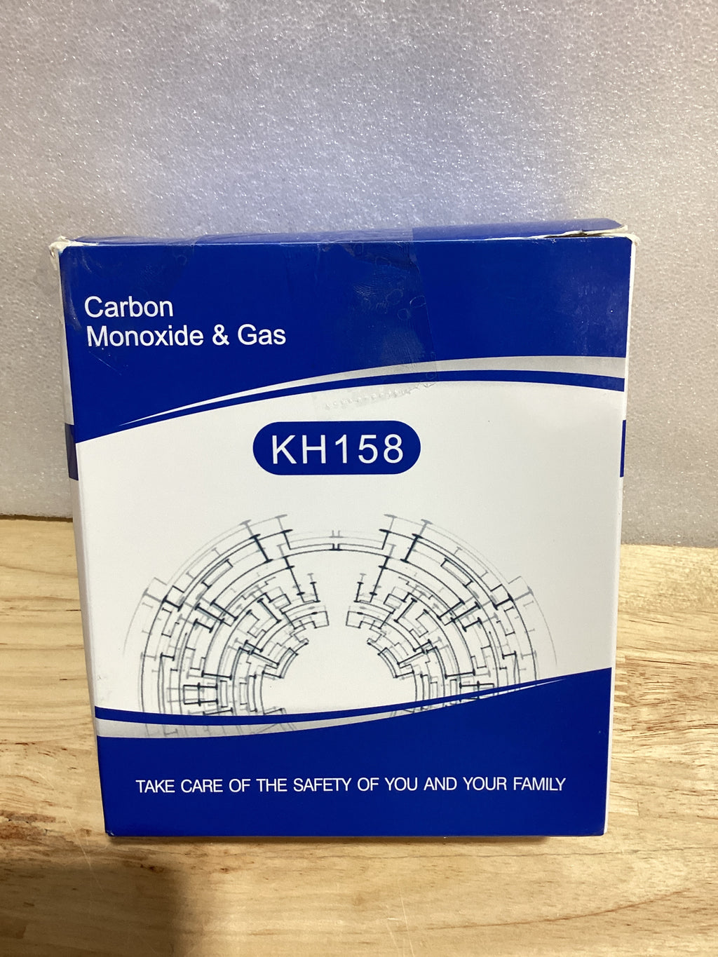 Detector de Monóxido de Carbono y Gas Natural 4 en 1 — Alarma Dual con Sensor de Temperatura y Humedad, Pack x2 Negro