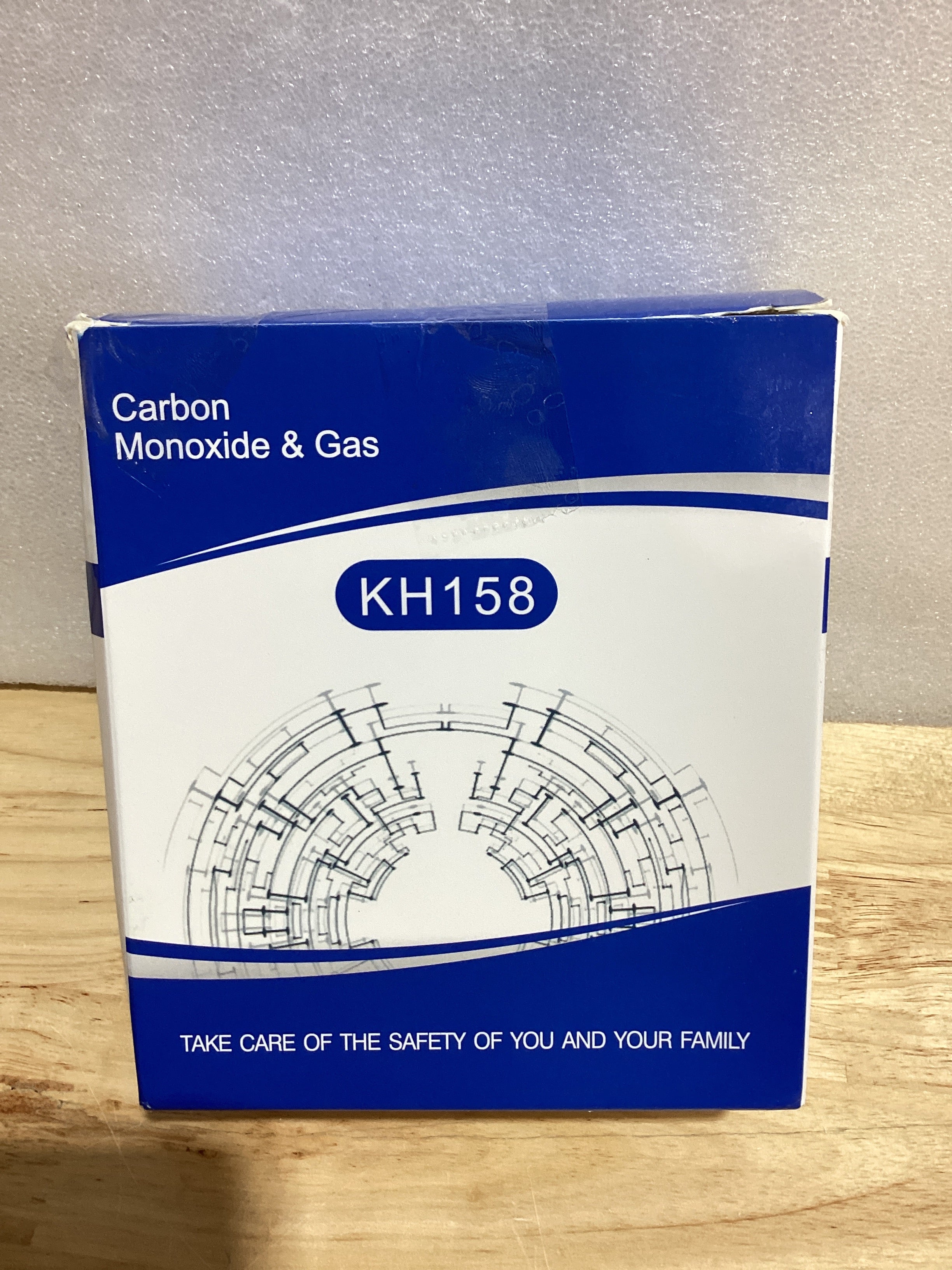 Detector de Monóxido de Carbono y Gas Natural 4 en 1 — Alarma Dual con Sensor de Temperatura y Humedad, Pack x2 Negro