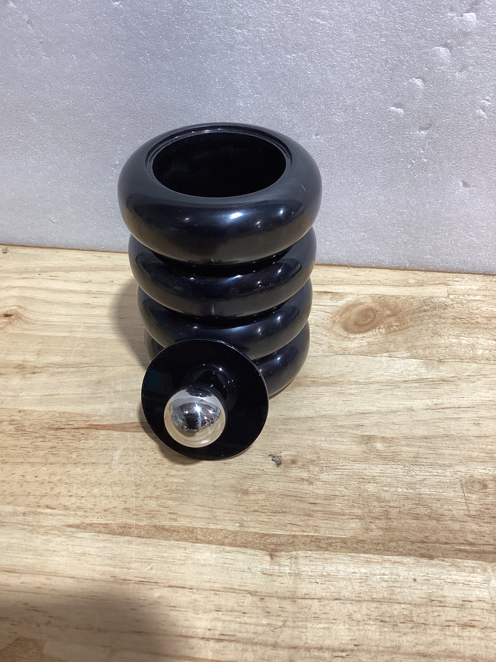 Organizador de Hisopos de Algodón CHICIRIS | Dispensador Acrílico con Tapa y Bola de Acero Inoxidable