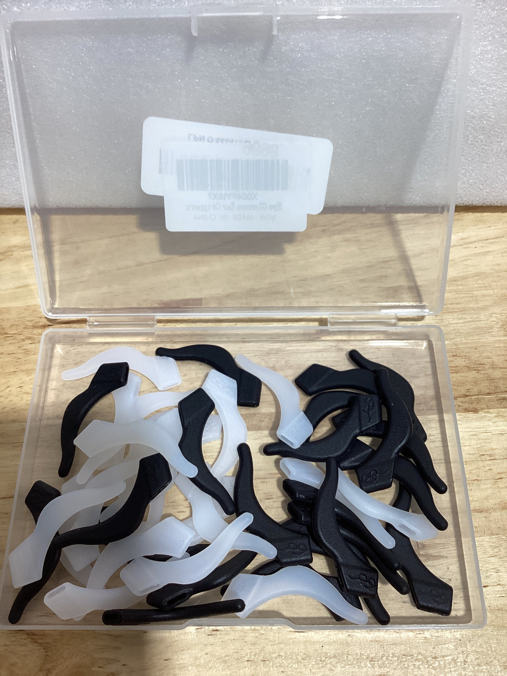 Ganchos de Silicona para Lentes Rindion x24 Pares con Estuche – Antideslizantes para Deporte y Trabajo