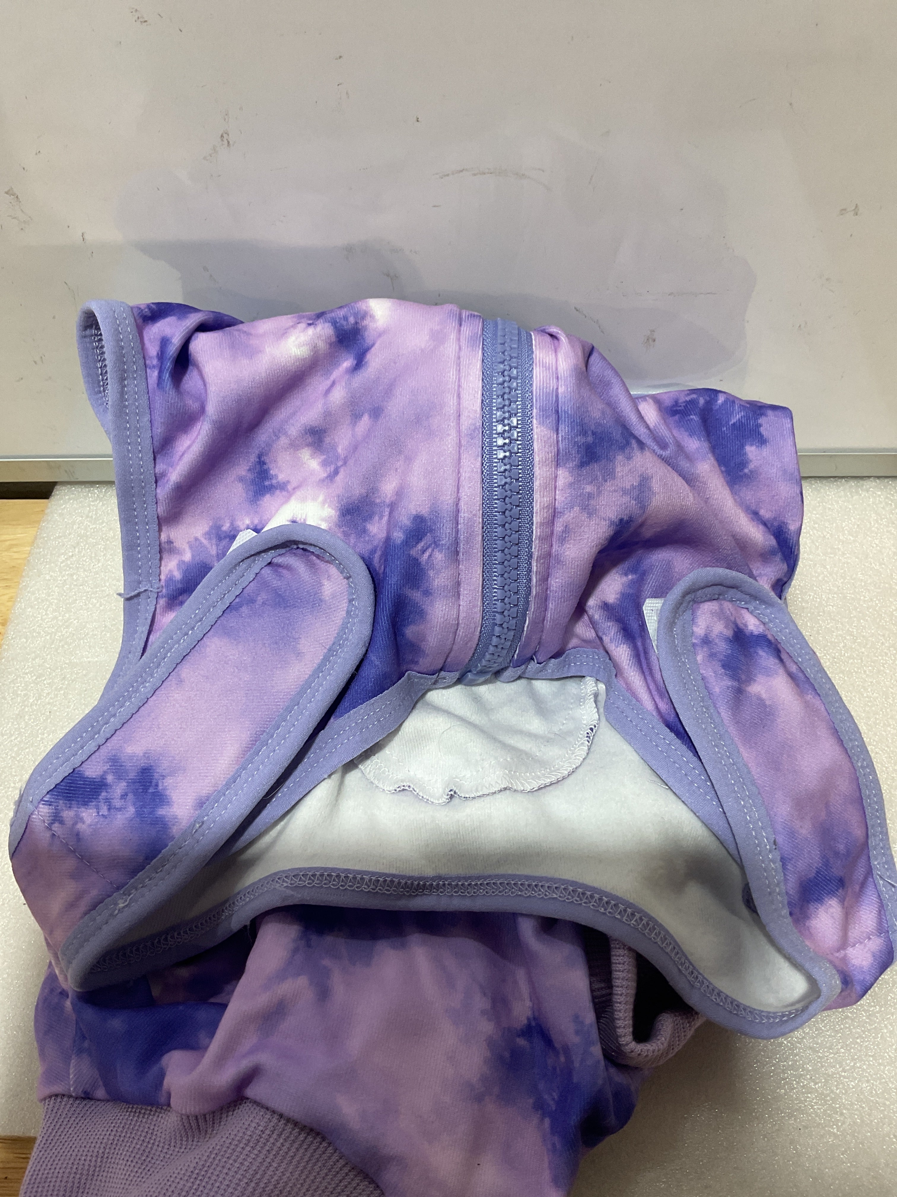 Traje de Recuperación para Perros Lukovee con Cierre — Alternativa al Collar, Talla L (2TPU)