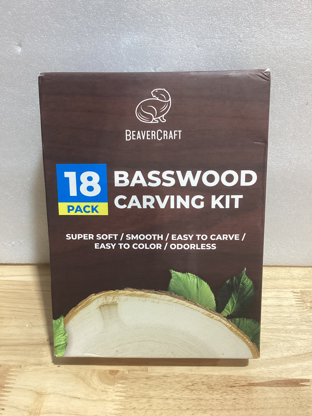 BeaverCraft BW16 unids Tilo Tallado Bloques DK1 Recta Afeitado Madera Tallado Herramientas Herramienta de Mano de Carpintería Tallado de Madera Cuchillo de Dibujar