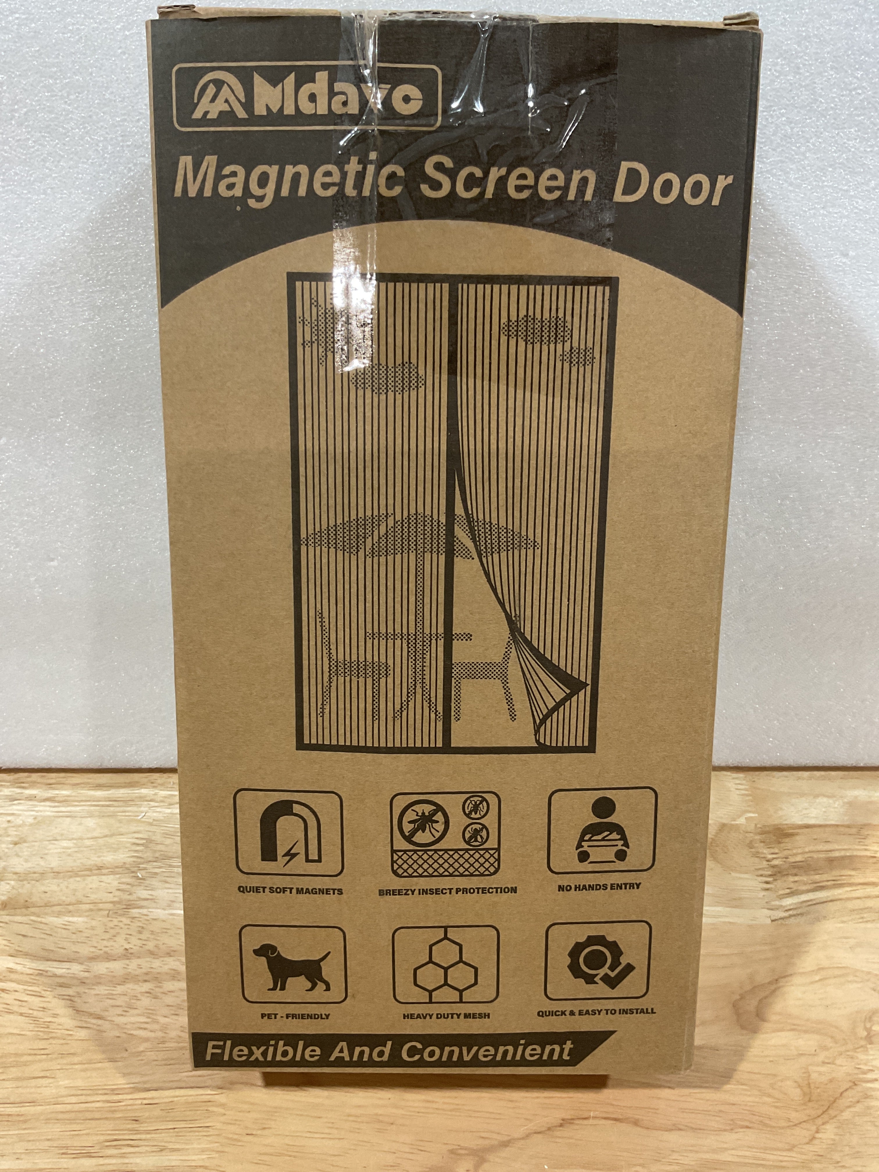 Malla con cierre magnético: evita la entrada de insectos y aire. Resistente, apta para mascotas y niños. Compatible con puertas delanteras y corredizas (96 x 208 cm). 