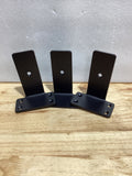 Soportes Flotantes para Estantes de Metal — Mensulas con Tornillos para Pared