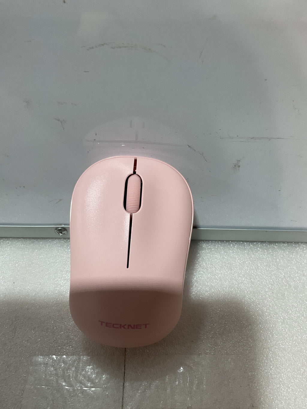 Mouse Inalámbrico Silencioso TECKNET – 2.4G, 5 DPI, Batería 30 Meses – Rosa