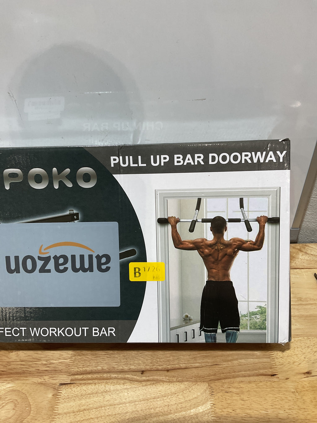 Barra de Dominadas para Puerta Portátil 440 lbs - Entrenamiento de Fuerza | TOPOKO