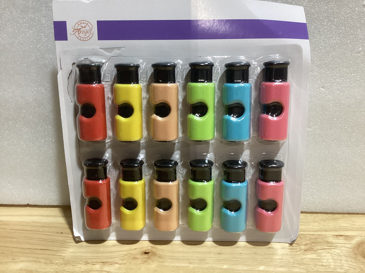 Clips para Bolsas de Pan AmoreAngel – 12 Pack, 6 Colores, Cierre Hermético y Fácil Agarre | Snacks y Alimentos