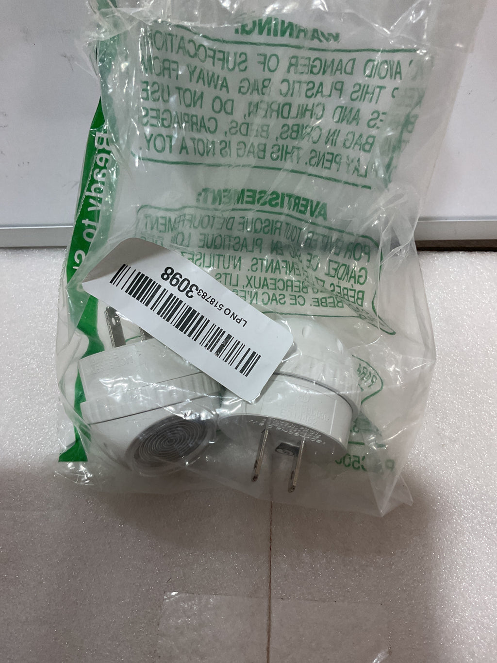 GE Luz Nocturna LED Giratoria con Sensor Crepuscular – 2 Unidades