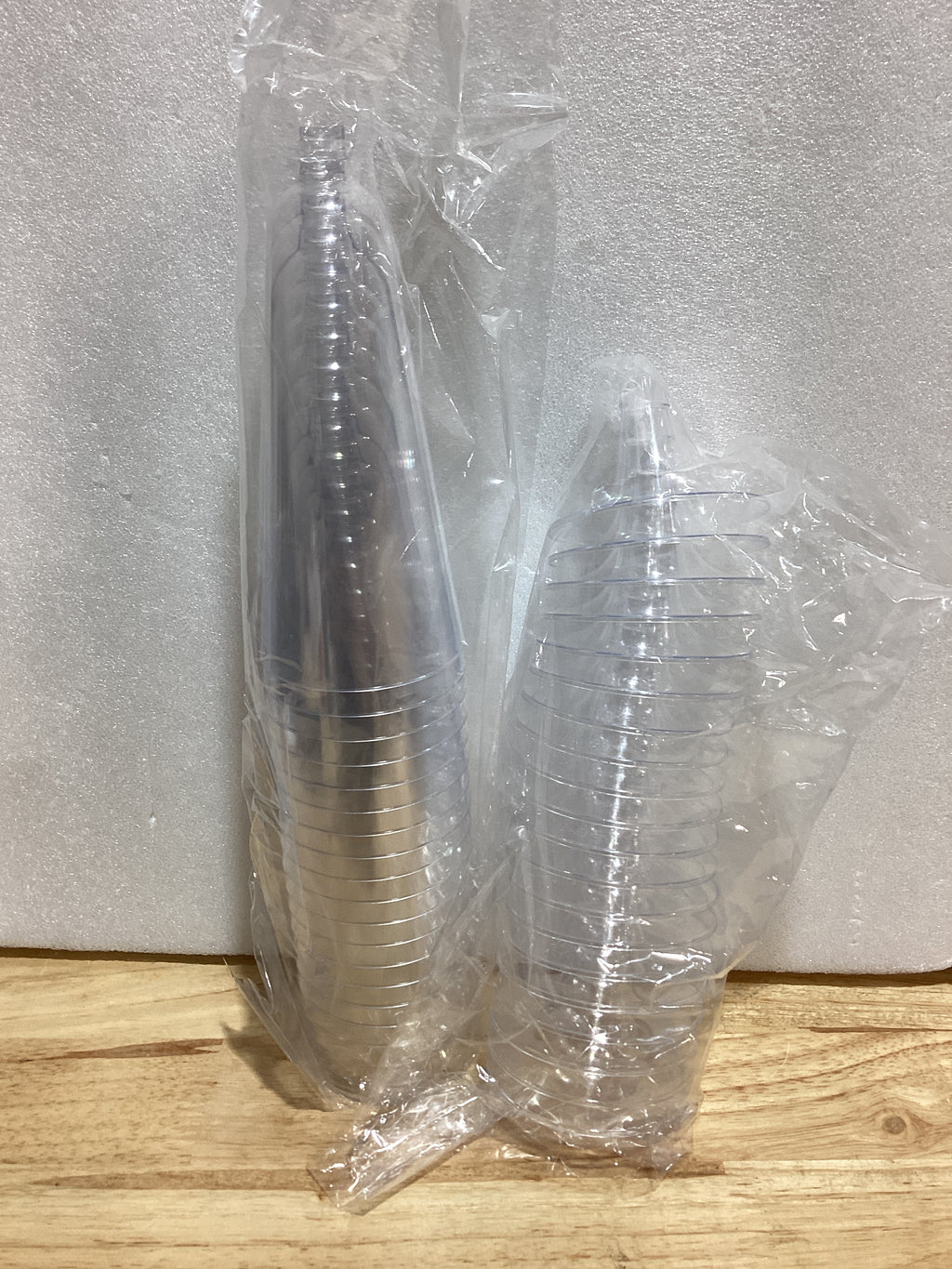 SUREHOME Copas de Champán de Plástico Paquete de 24 Copas Desechables de 5oz Vasos Transparentes para Mimosa Cóctel a Granel Bodas y Fiestas