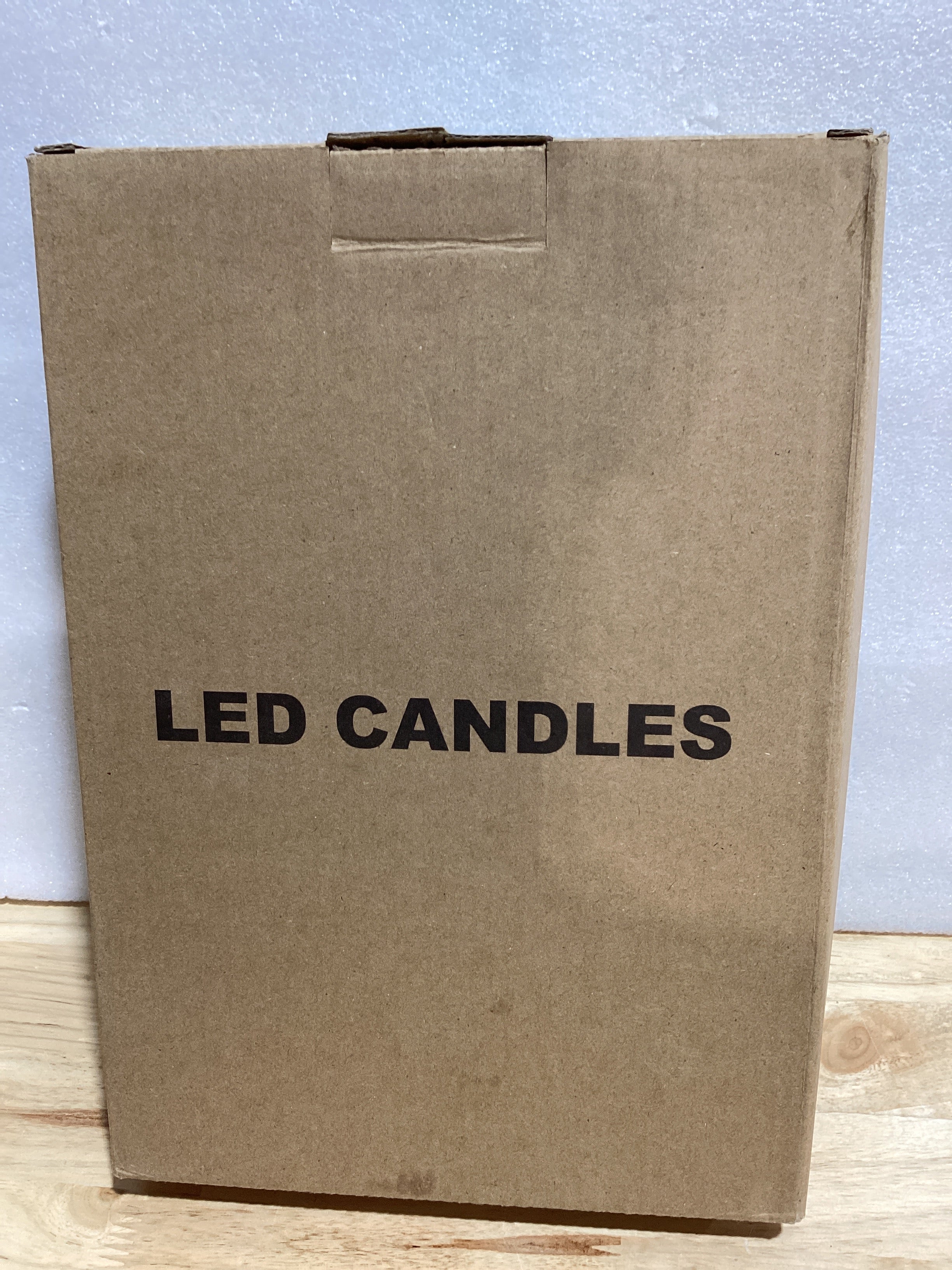 Velas rojas sin llama con control remoto, velas de cera a pilas, parpadeantes para decoración de Navidad, juego de 6 unidades