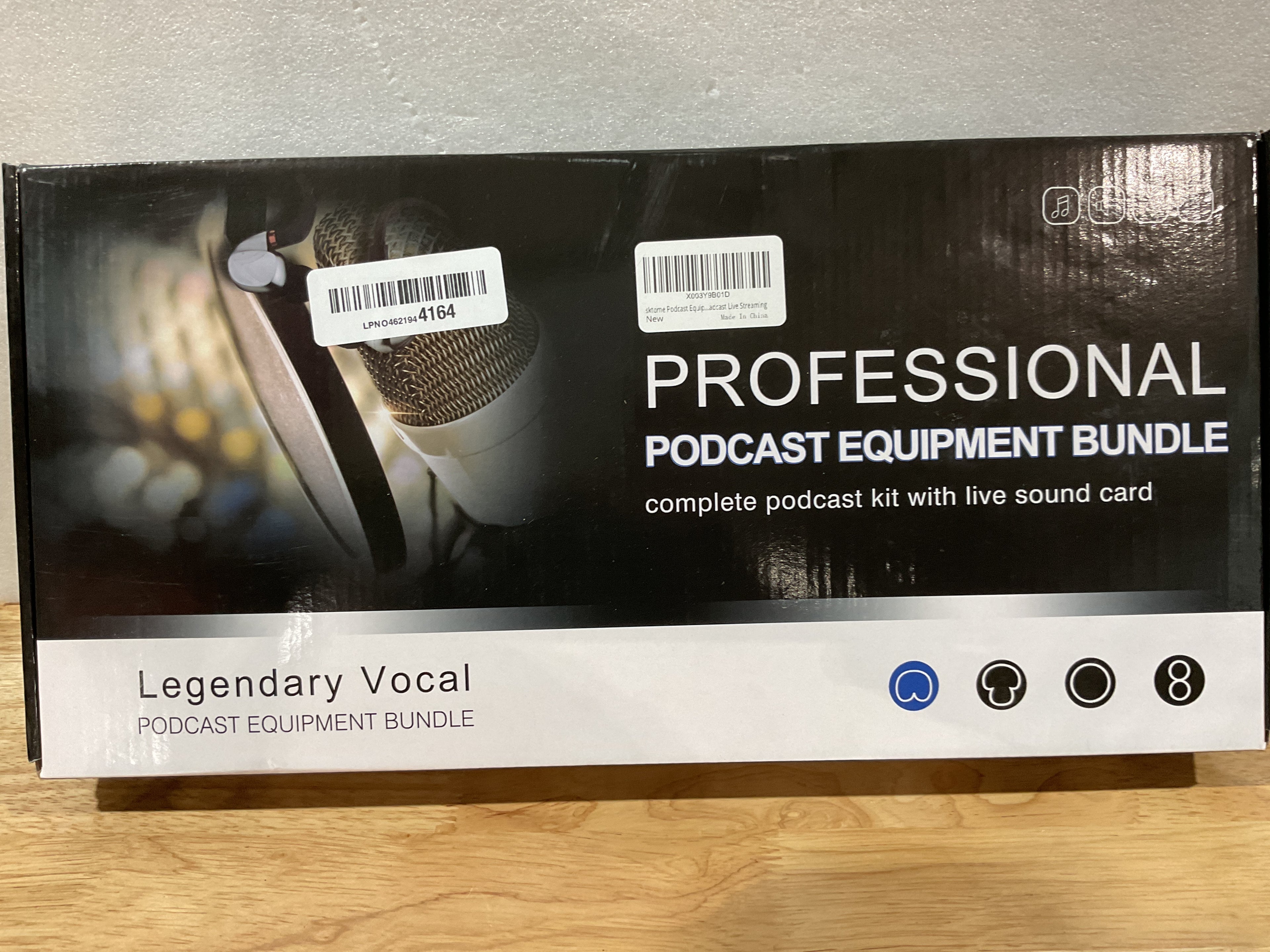 Kit de Podcast BM-800 – Micrófono Condensador, Interfaz de Audio, Brazo y Cambiador de Voz | Streaming y Grabación