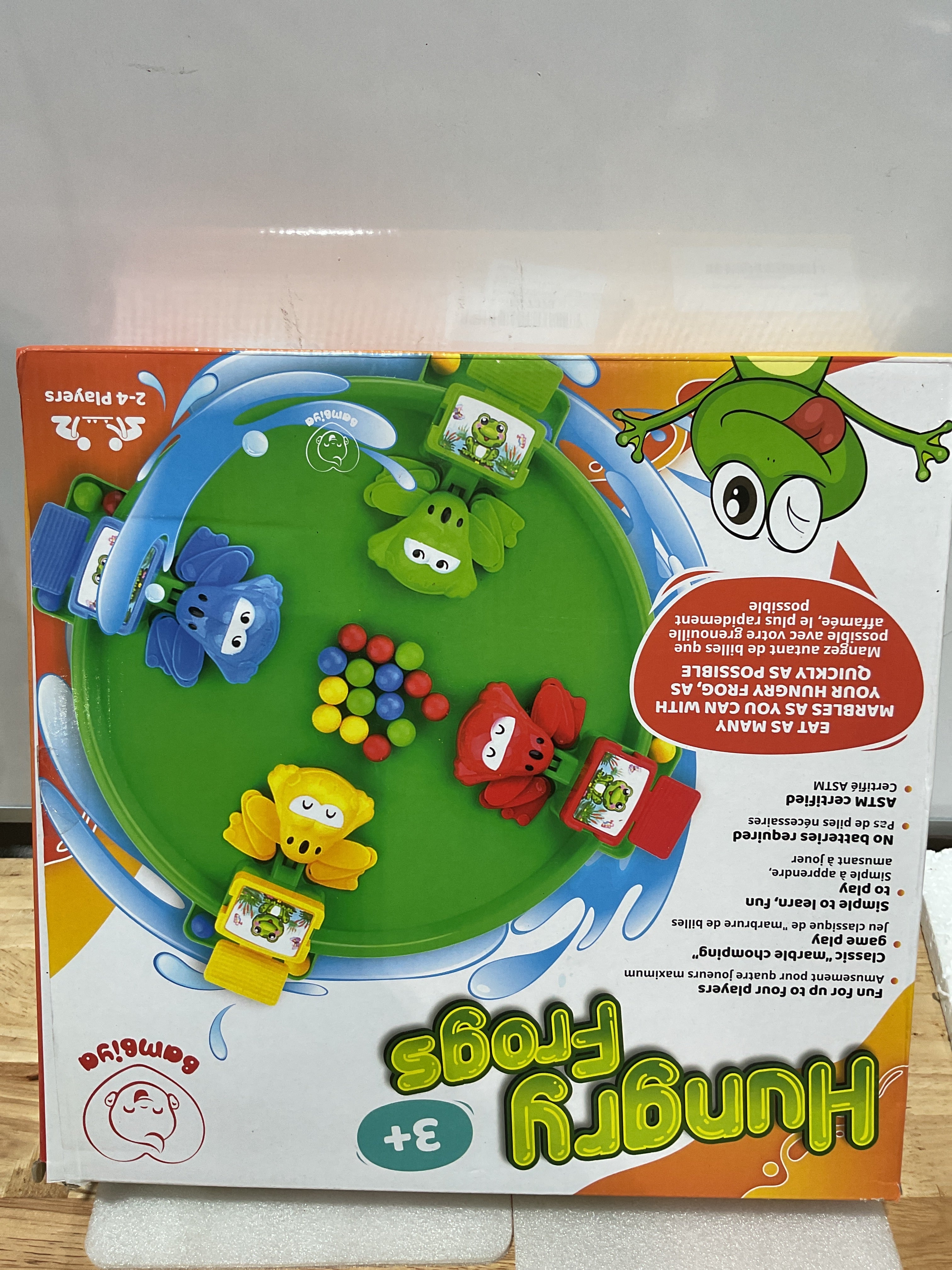 Juego de Mesa Ranas Hambrientas (Hungry Frogs) – Reflejos y Diversión para Niños desde 3 Años