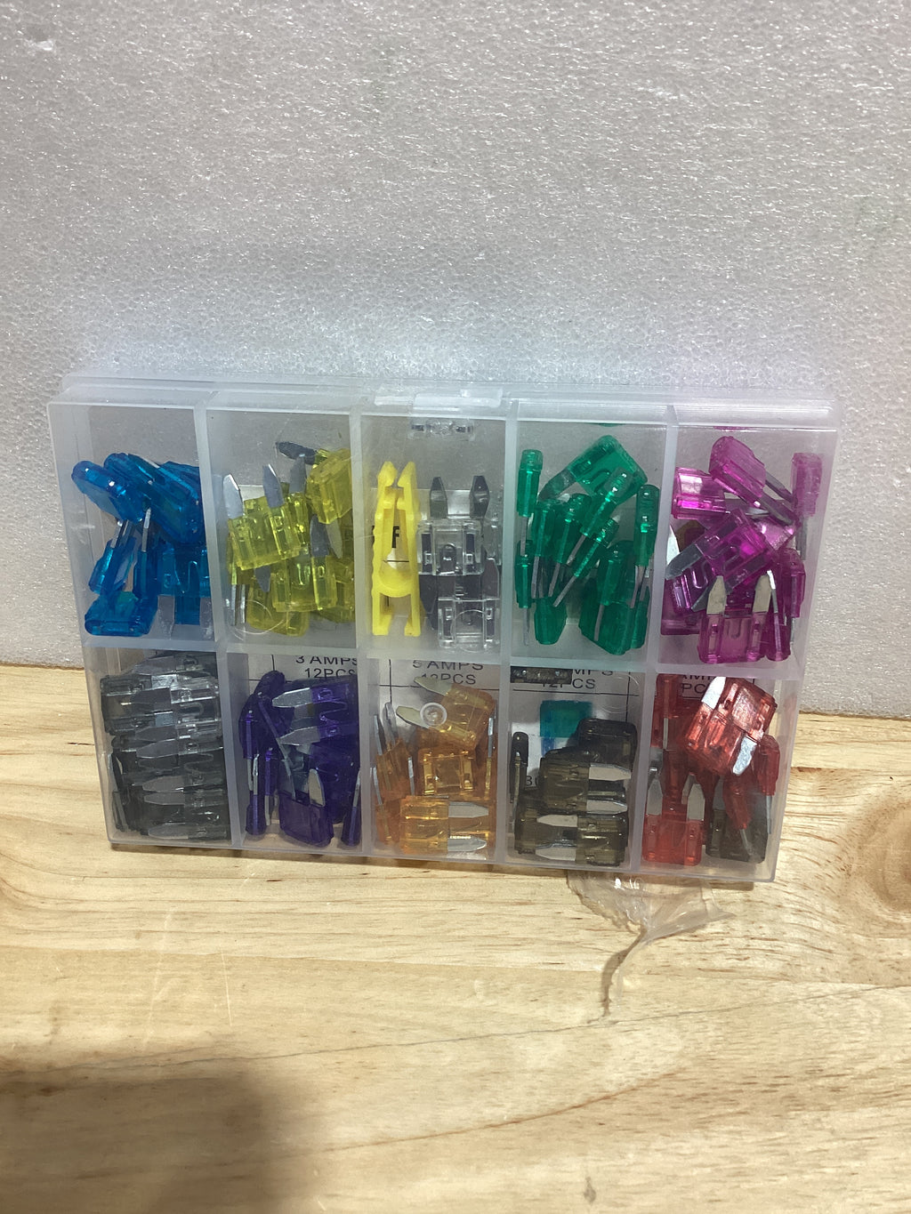Kit de 120 Fusibles Mini Blade Liamner – Surtido Automotriz para Auto, RV, Camión, Moto y Embarcaciones (2A a 35A)