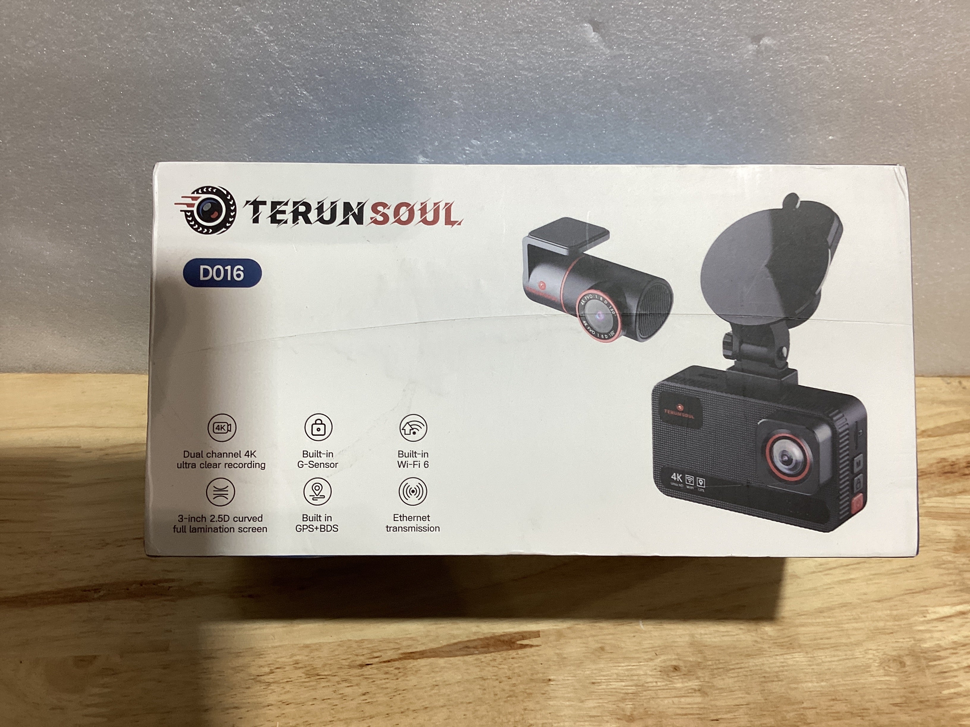 Cámara de tablero 4K+4K, cámara de tablero WiFi de 5.8 GHz para automóviles, sensor G, pantalla IPS de 3 pulgadas, modo de estacionamiento 24H