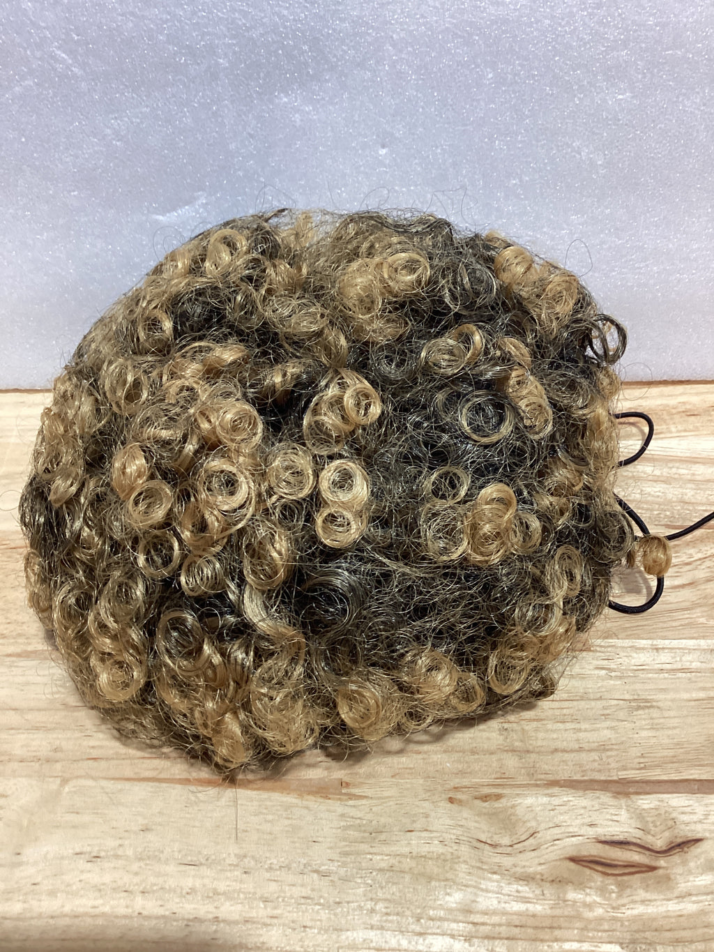 THEMIS HAIR Cola de caballo afro con cordón para mujeres negras, moño corto de cola de caballo con cordón alto para cabello natural corto