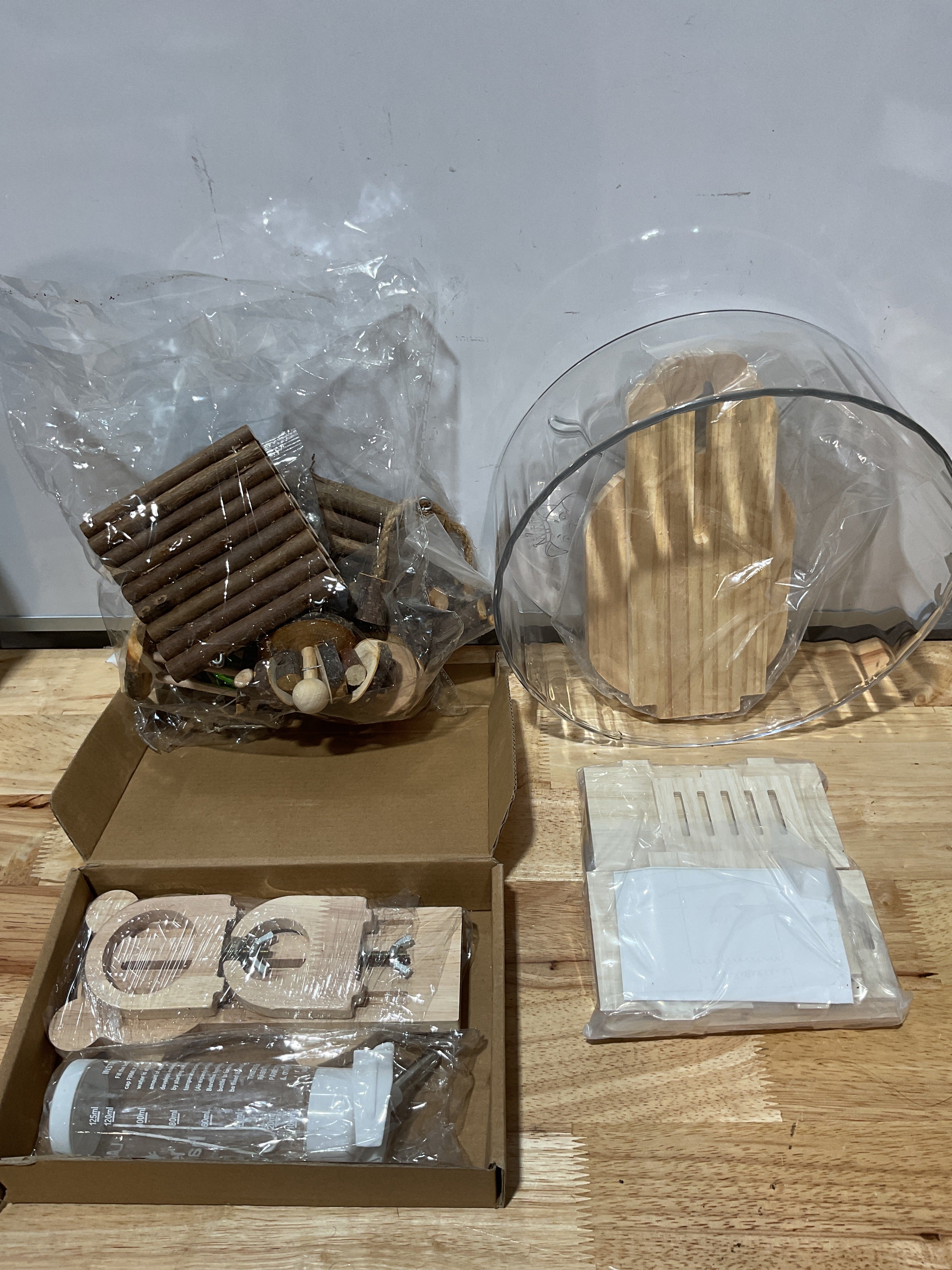 Sonwyoung Set 18 Juguetes para Hámster — Casa Laberinto, Rueda Silenciosa, Mordedores y Accesorios para Jaula